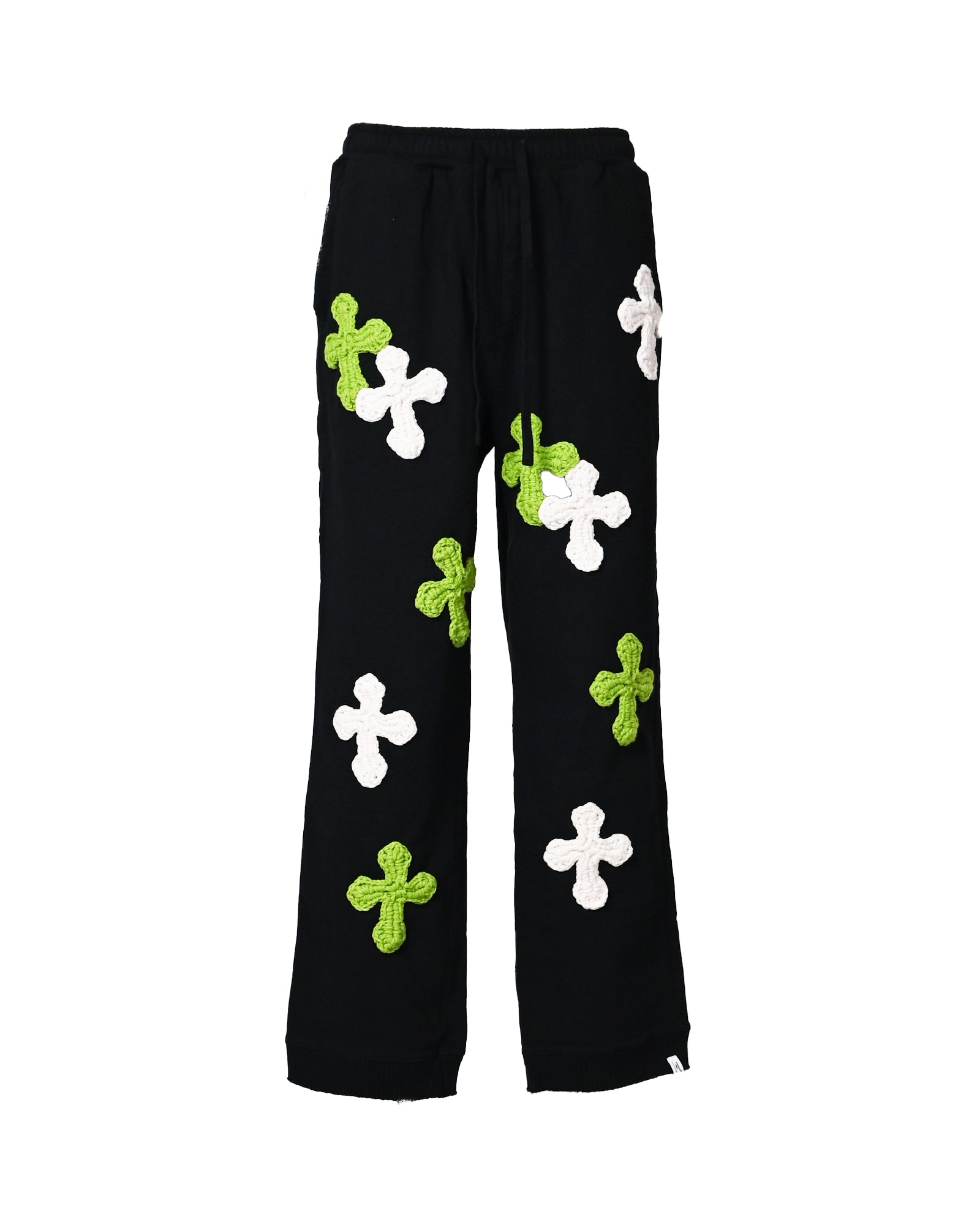 STRAIGHT WIDE PANTS-6 / BLACK