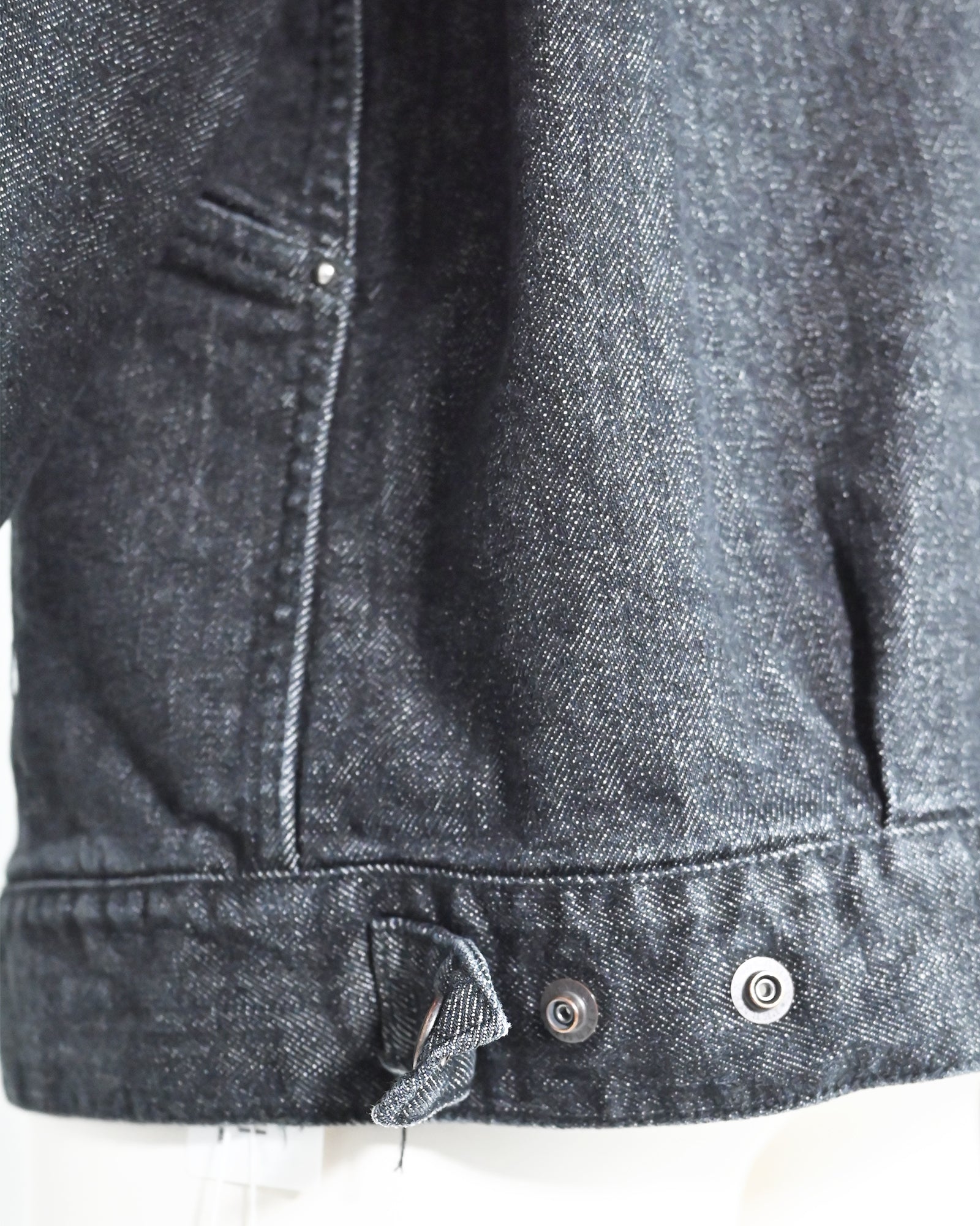 SWJP・エスダブリュージェーピー - デニムジャケット STUDS WORK JACKET / GREY