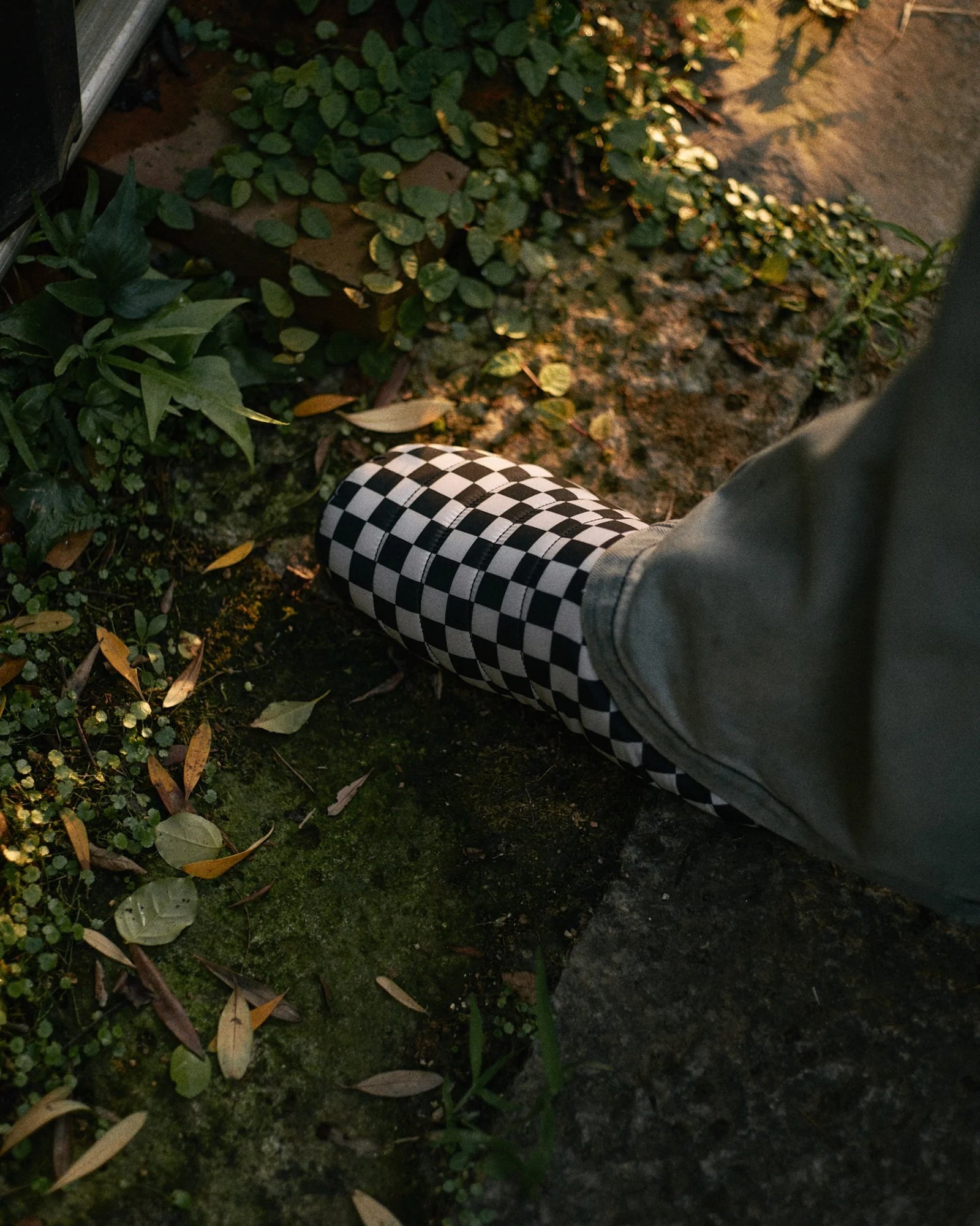 SUBU・スブ - サンダル SUBU ORIGINALS F-LINE CHECKER / BLACK / WHITE