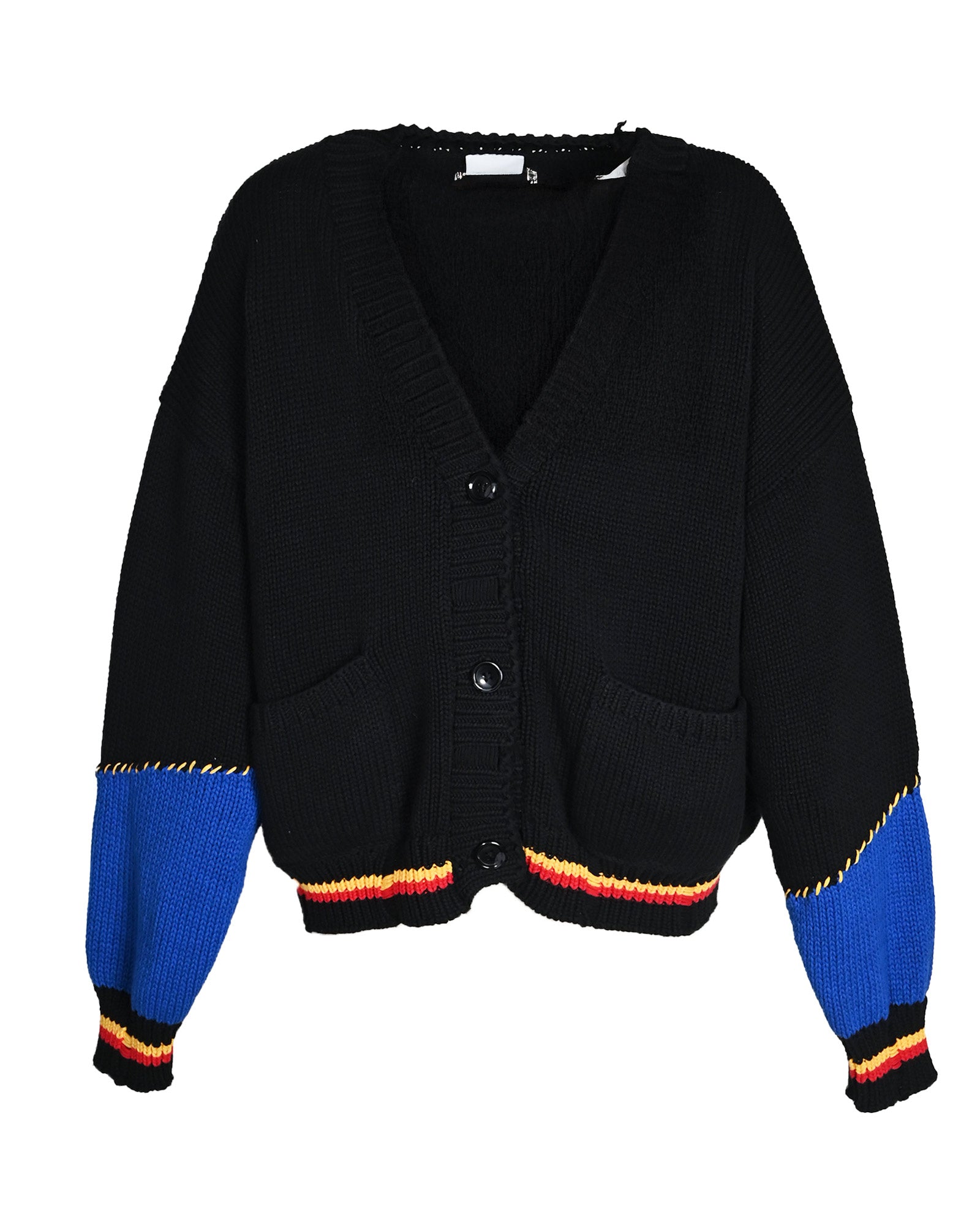 SUSS KNITS・スス ニット - ニット・セーター RECYCLED COTTON BLEND / BLACK