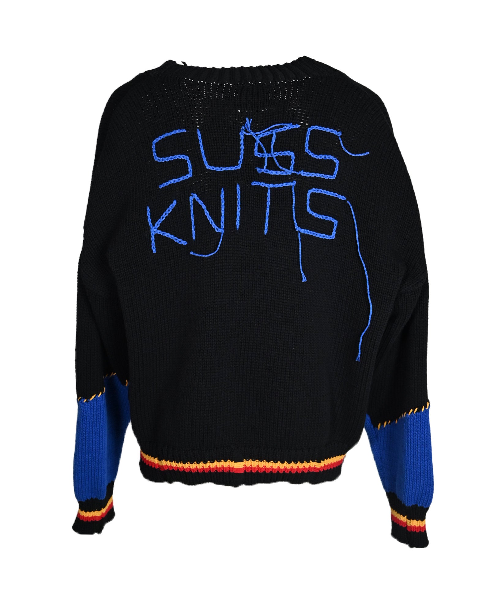 SUSS KNITS・スス ニット -  RECYCLED COTTON BLEND / BLACK