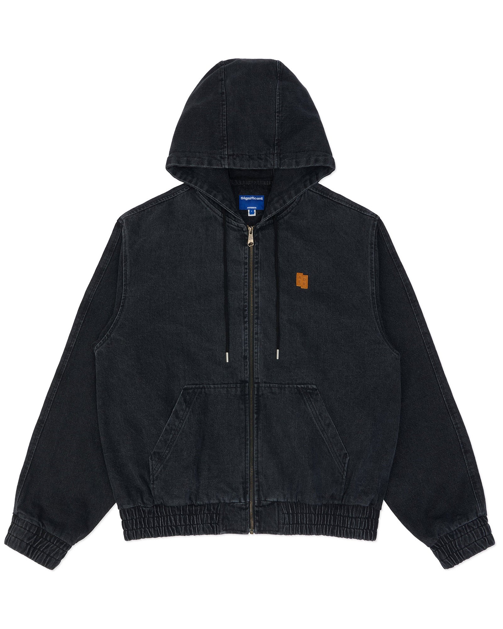 Ader Error・アーダーエラー - ジャケット SV TAG HOODED WORK JACKET / NOIR