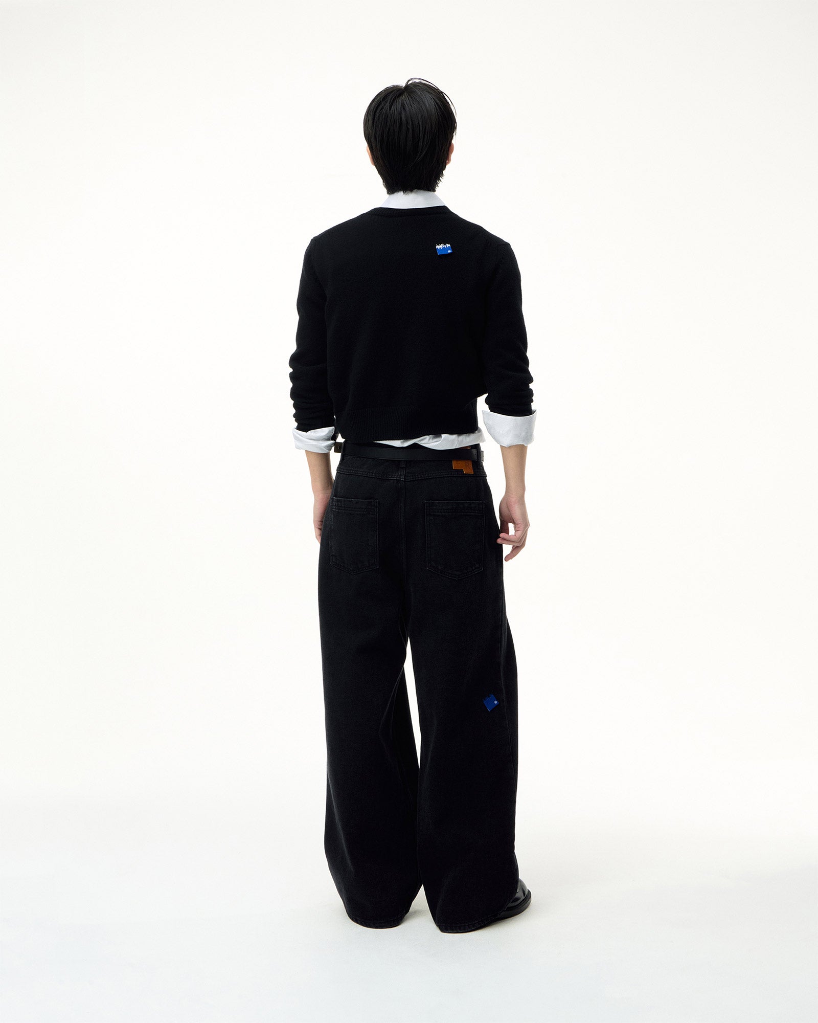 Ader Error・アーダーエラー - デニムパンツ SV TAG JEANS / BLACK