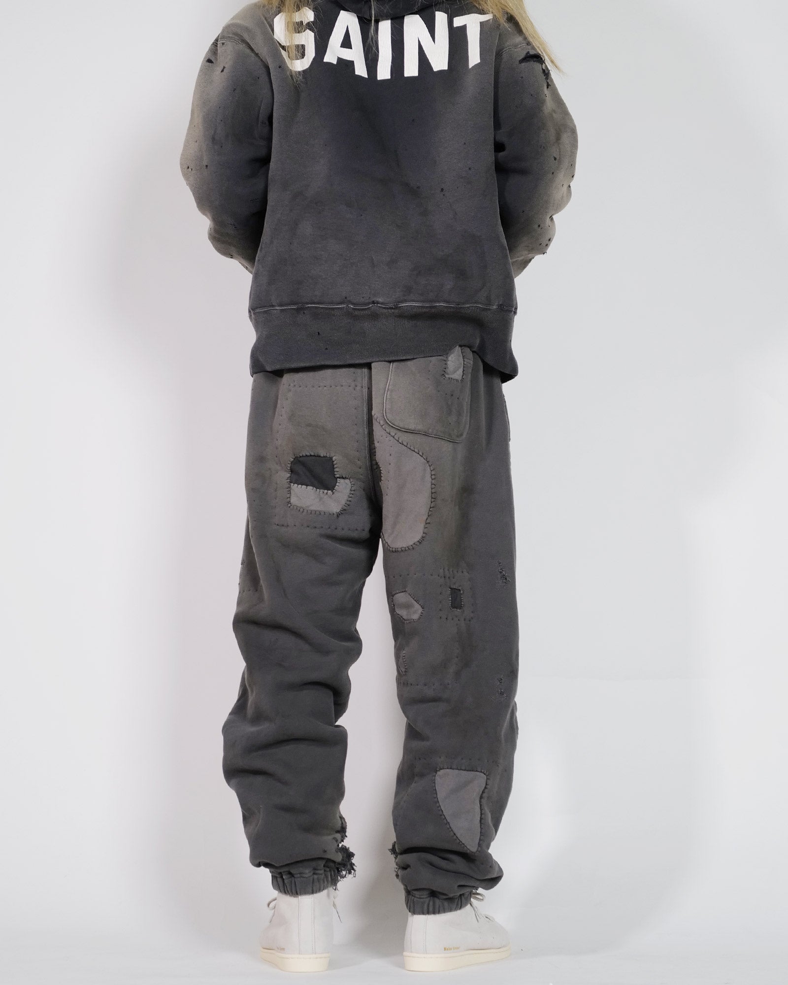 ©SAINT M××××××・セントマイケル - スウェットパンツ SWEAT PANTS/DOUBLE FACE / BLACK