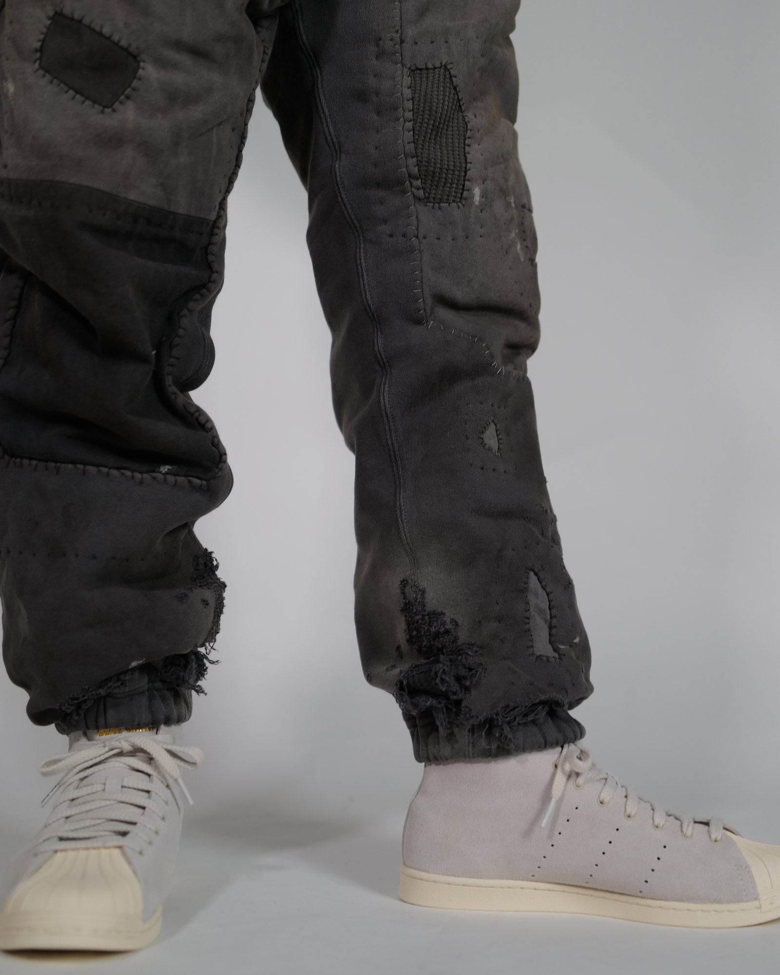 ©SAINT M××××××・セントマイケル - スウェットパンツ SWEAT PANTS/DOUBLE FACE / BLACK