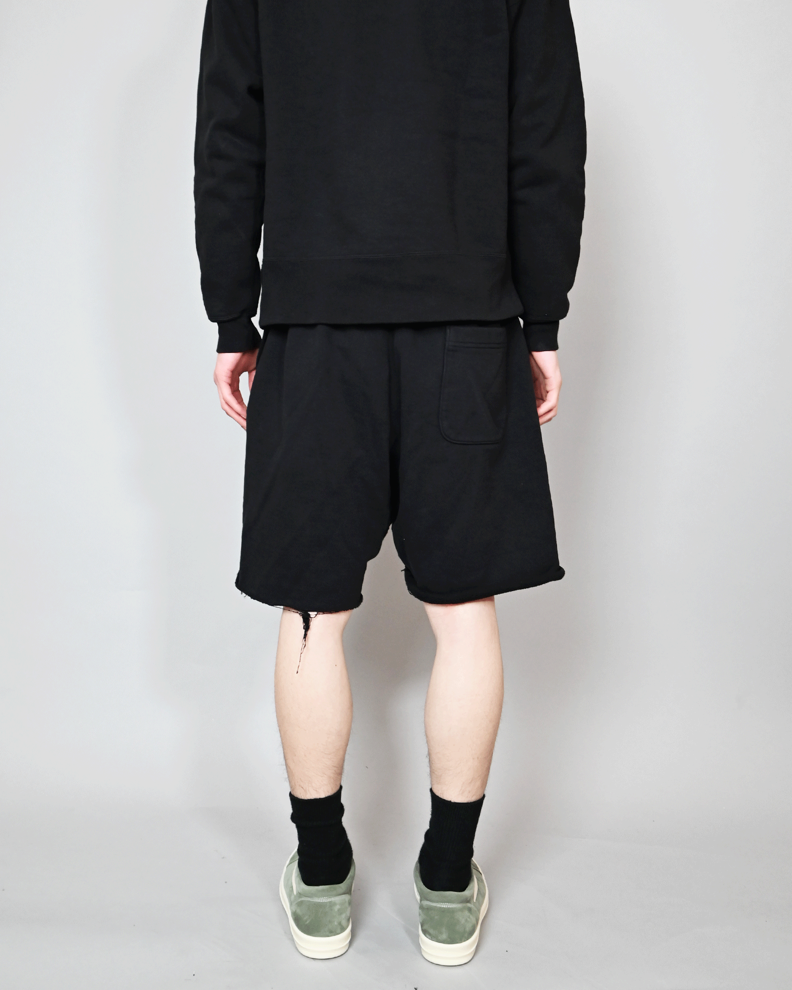 SAINT M×××××× (セントマイケル) SS25 SWEAT SHORTS/MX666 / BLACK SAINT M×××××× (セントマイケル) SS25 SWEAT SHORTS/MX666 / BLACK