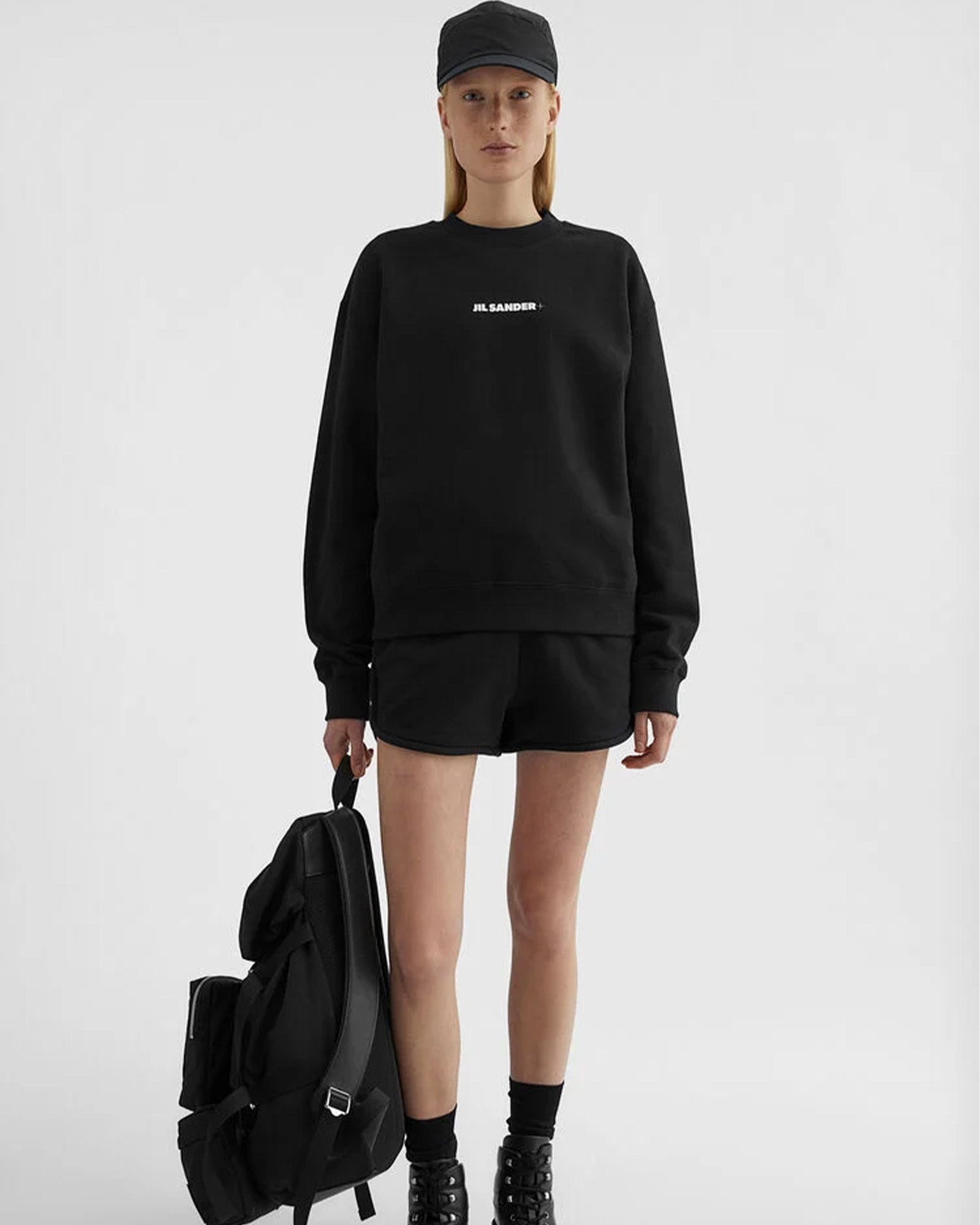 JIL SANDER ＋・ジルサンダープラス - スウェット SWEATSHIRT 132 CN / BLACK