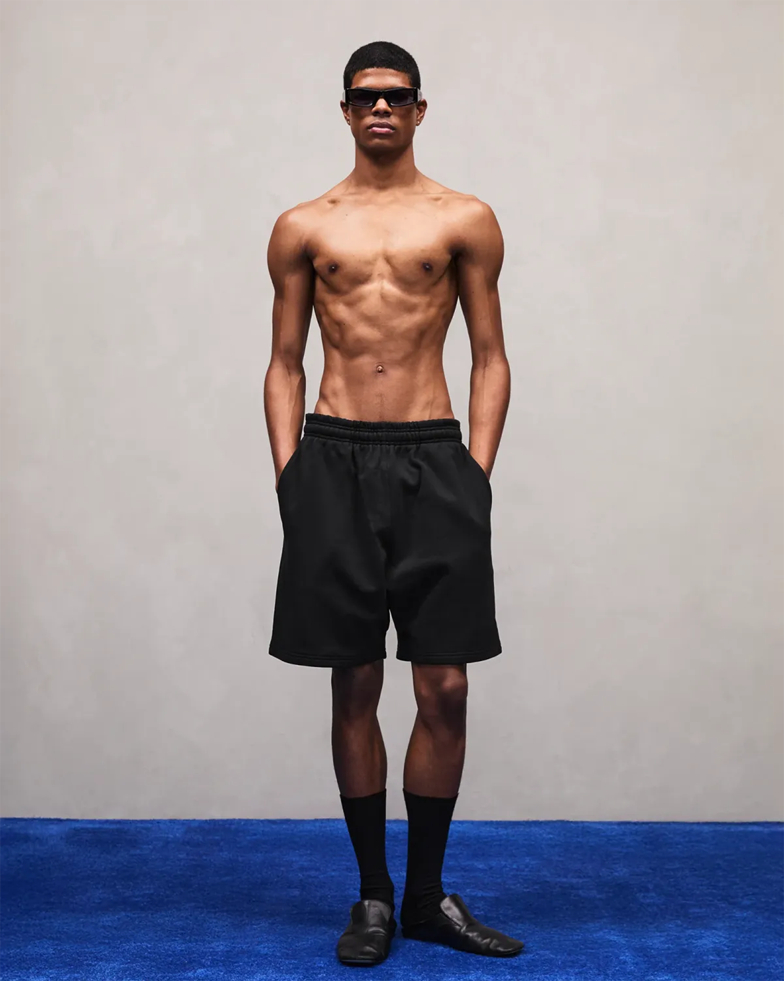 Entire studios・エンタイアスタジオ - スウェットパンツ STANDARD SWEATSHORT / BLACK