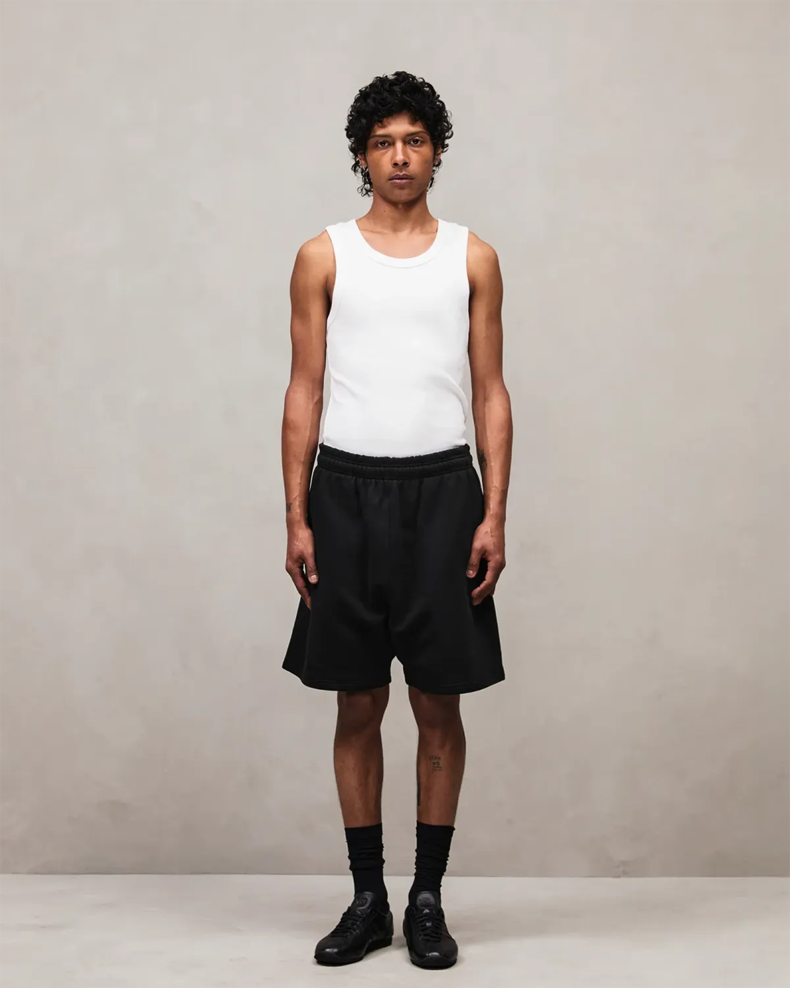 Entire studios・エンタイアスタジオ - スウェットパンツ STANDARD SWEATSHORT / BLACK