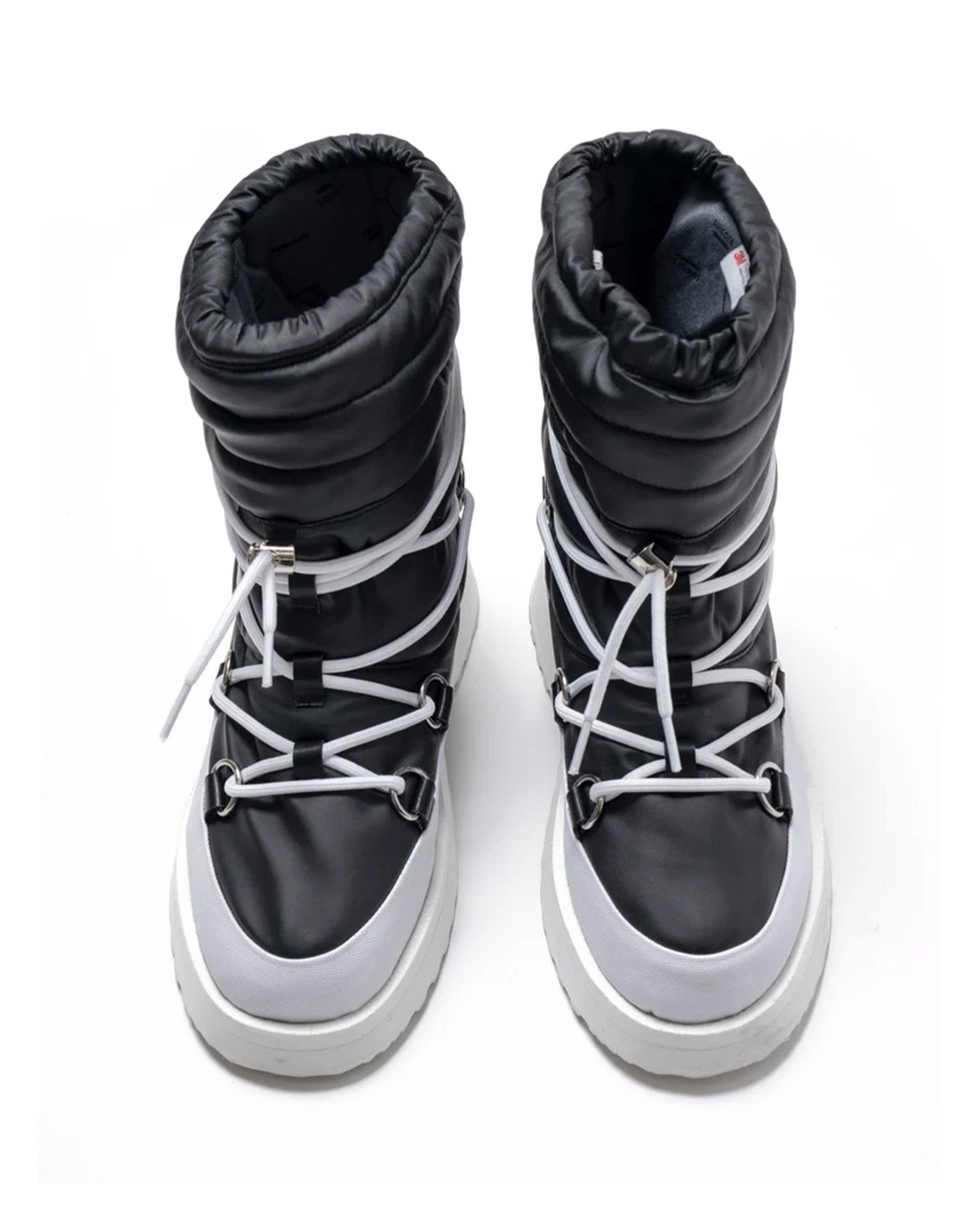 FUMITO GANRYU・フミト ガンリュウ - ブーツ SUICOKE PADDED BOOTS / BLACKxWHITE
