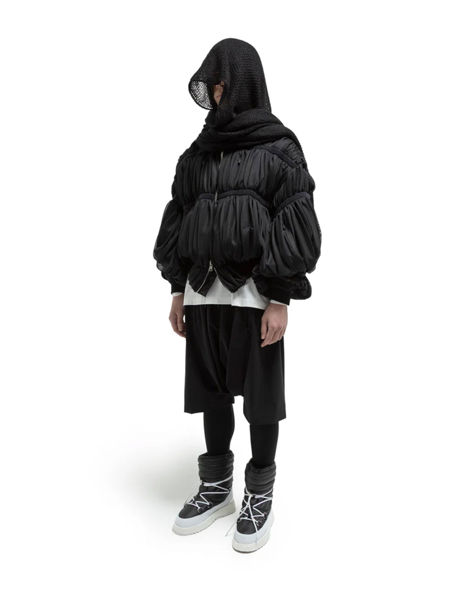 FUMITO GANRYU・フミト ガンリュウ - ブーツ SUICOKE PADDED BOOTS / BLACKxWHITE