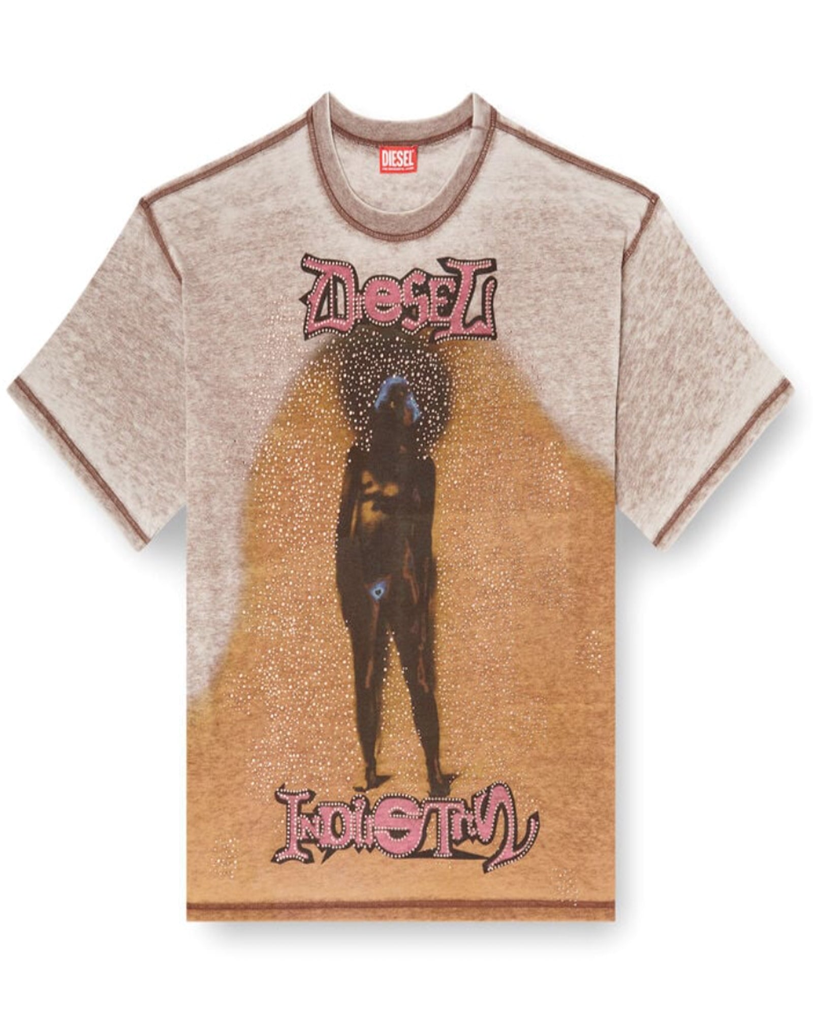DIESEL・ディーゼル - Tシャツ・カットソー T-BOXT-V12 / LIGHT BROWN