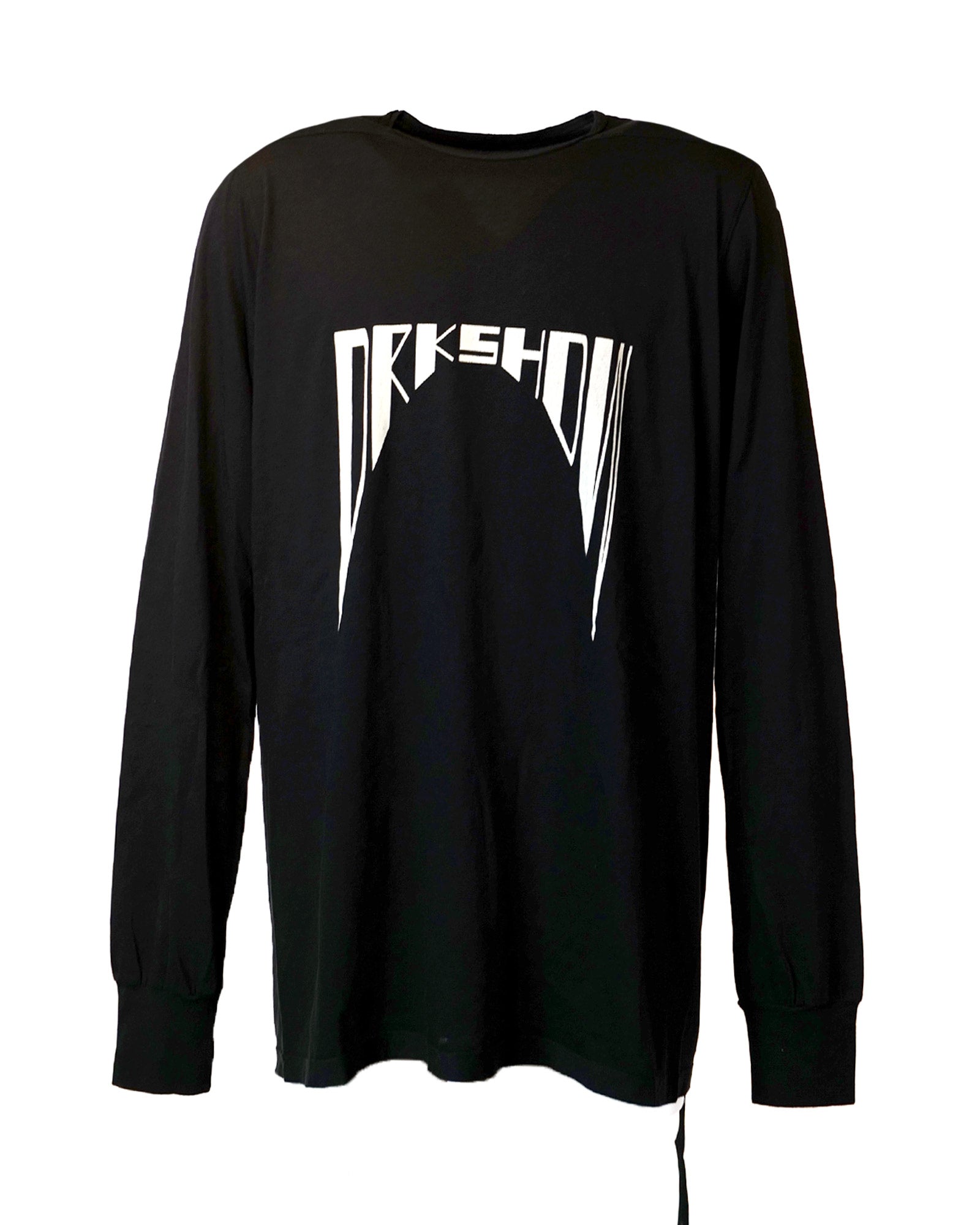 RICK OWENS DRKSHDW・リックオウエンス ダークシャドウ - L/S Tシャツ T-SHIRT - LEVEL LS T / BLACK/PEARL