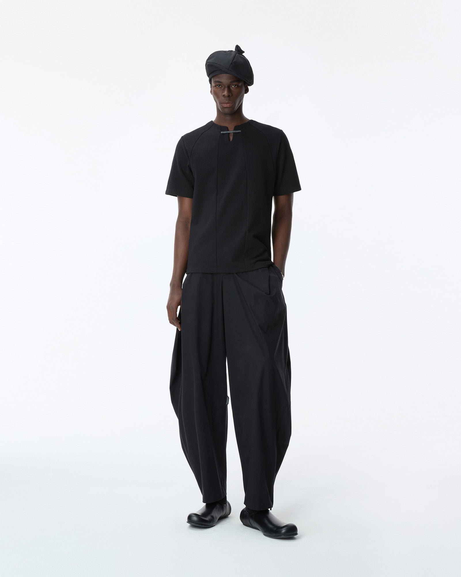 Ader Error・アーダーエラー - Tシャツ・カットソー T-SHIRT ITEM 46 / NOIR