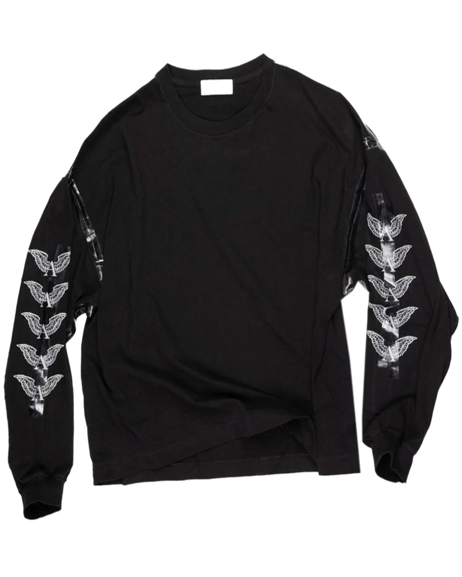 ALEXANDER DIGENOVA・アレキサンダー・ディジェノバ - L/S Tシャツ TAPED SEAM LONG SLEEVE T-SHIRT / VINTAGE BLACK