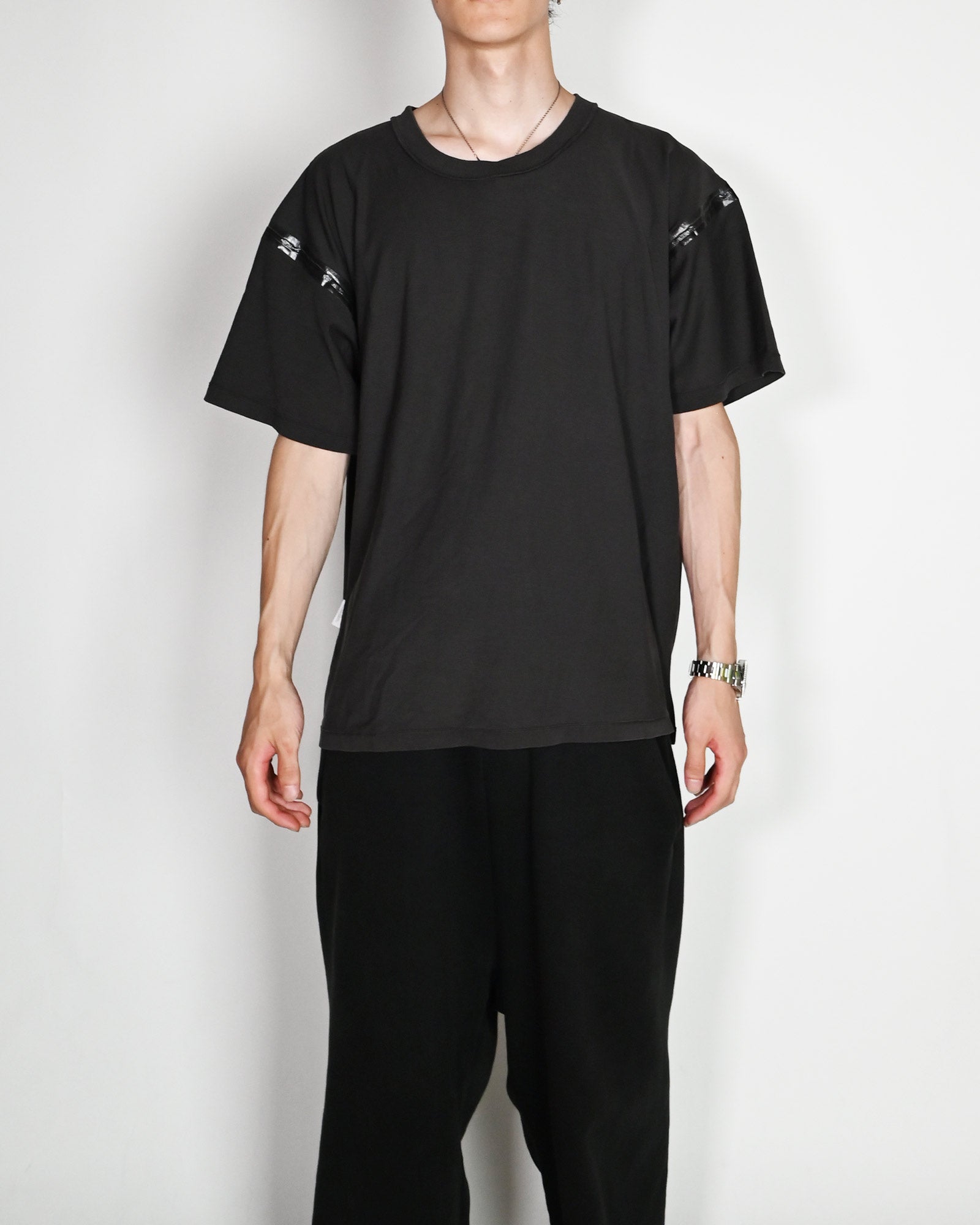 ALEXANDER DIGENOVA・アレキサンダー・ディジェノバ - Tシャツ・カットソー TAPED SEAM T-SHIRT / CARCOAL