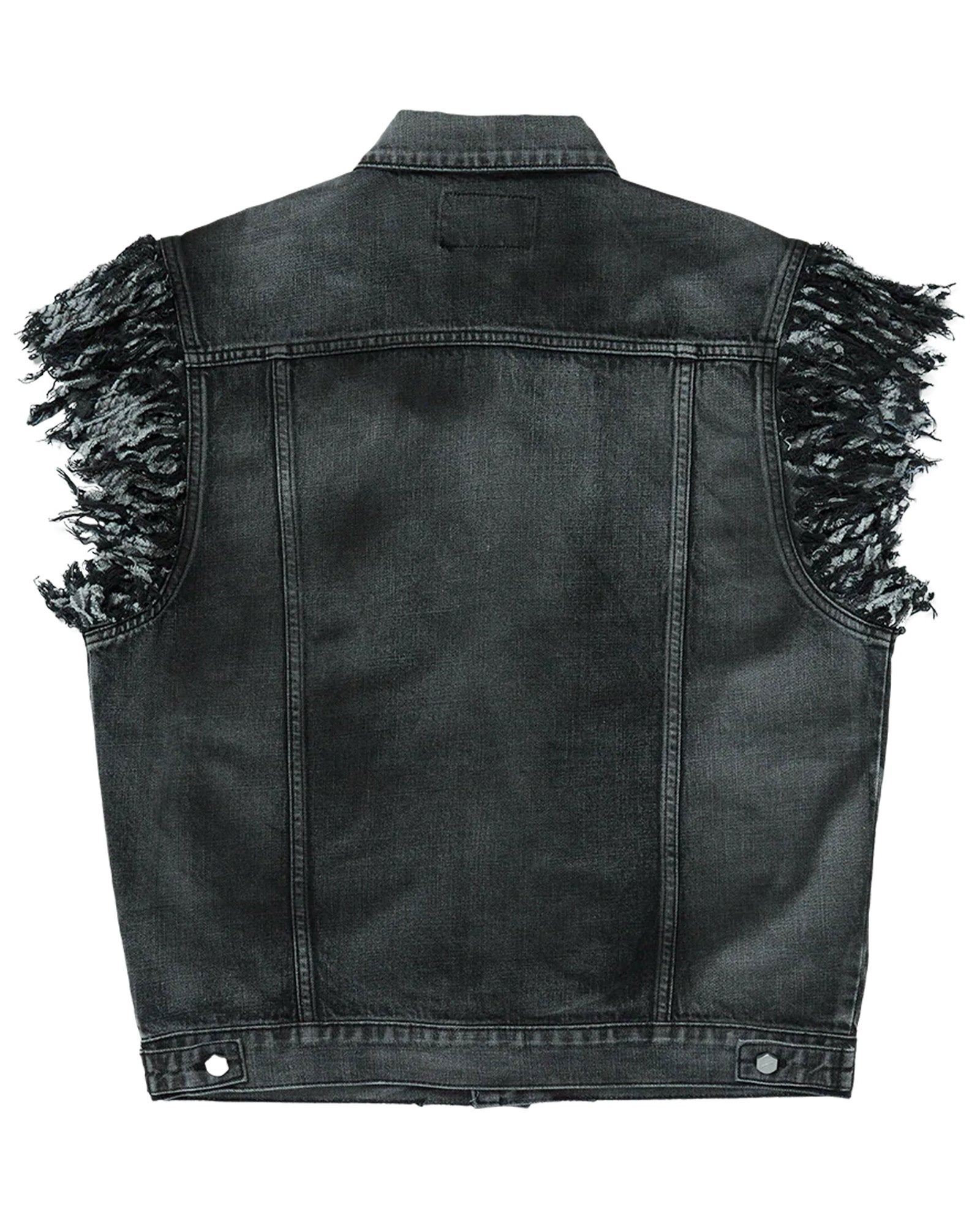 THUG CLUB・サグクラブ - デニムジャケット TC ANGELS DENIM VEST / BLACK