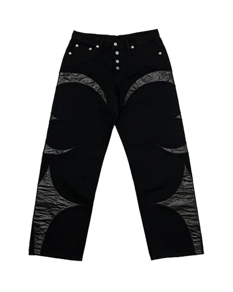 TC-Leather-Washing-Denim-Pants