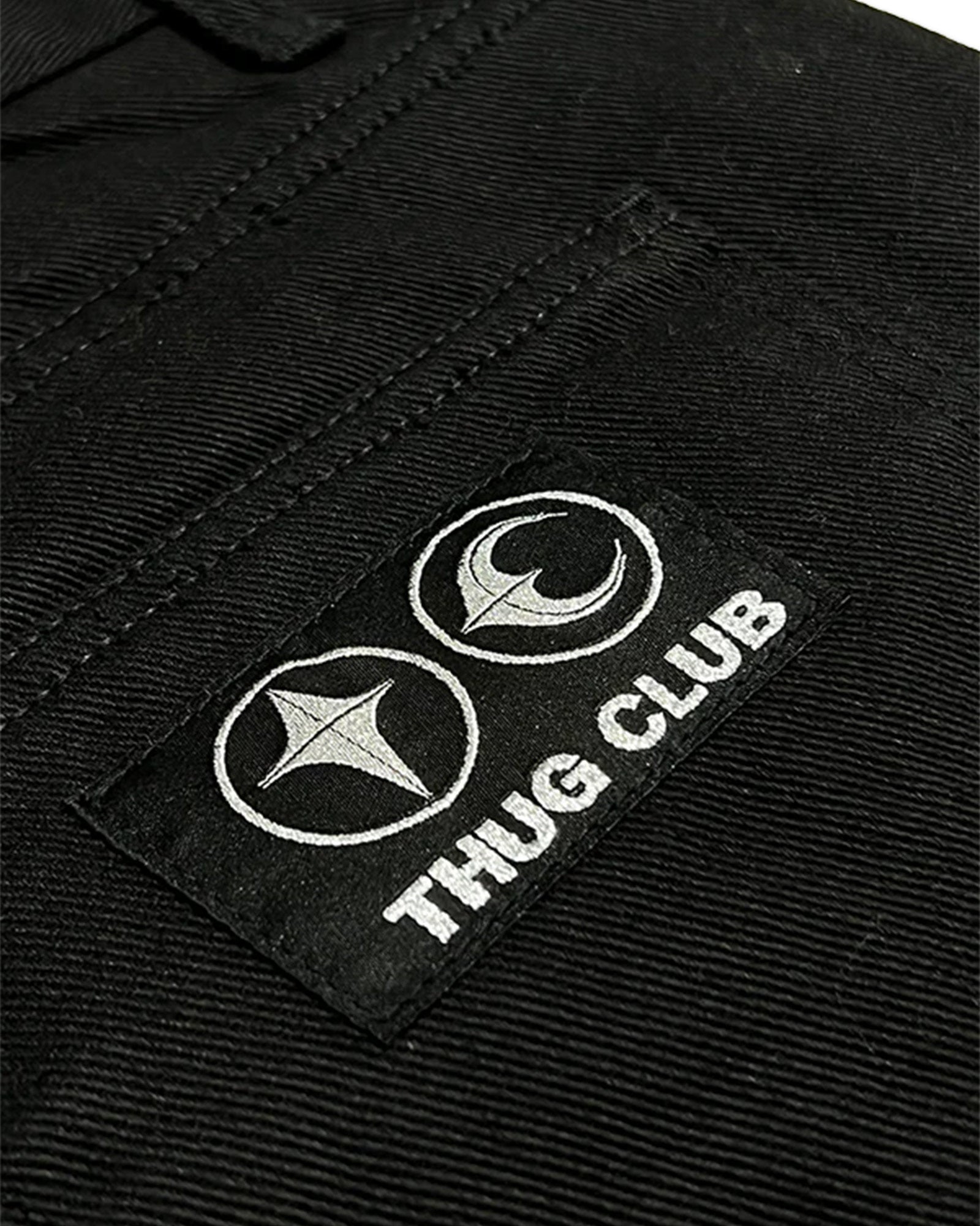 THUG CLUB・サグクラブ - デニムパンツ TC LEATHER WASHING DENIM PANTS / BLACK