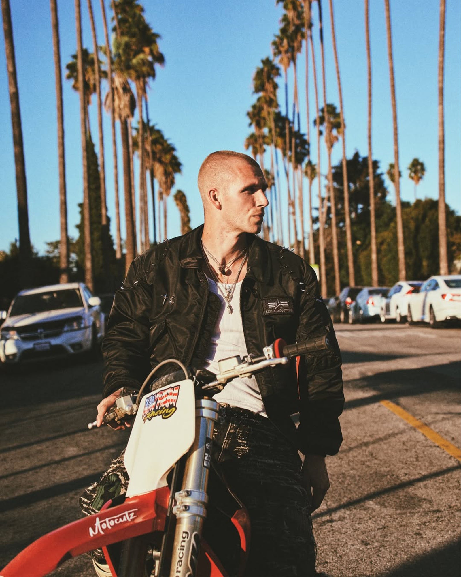 THUG CLUB・sag club -  TC x AI CWU 45/P FLIGHT JACKET SPIKE VERSION / BLACK