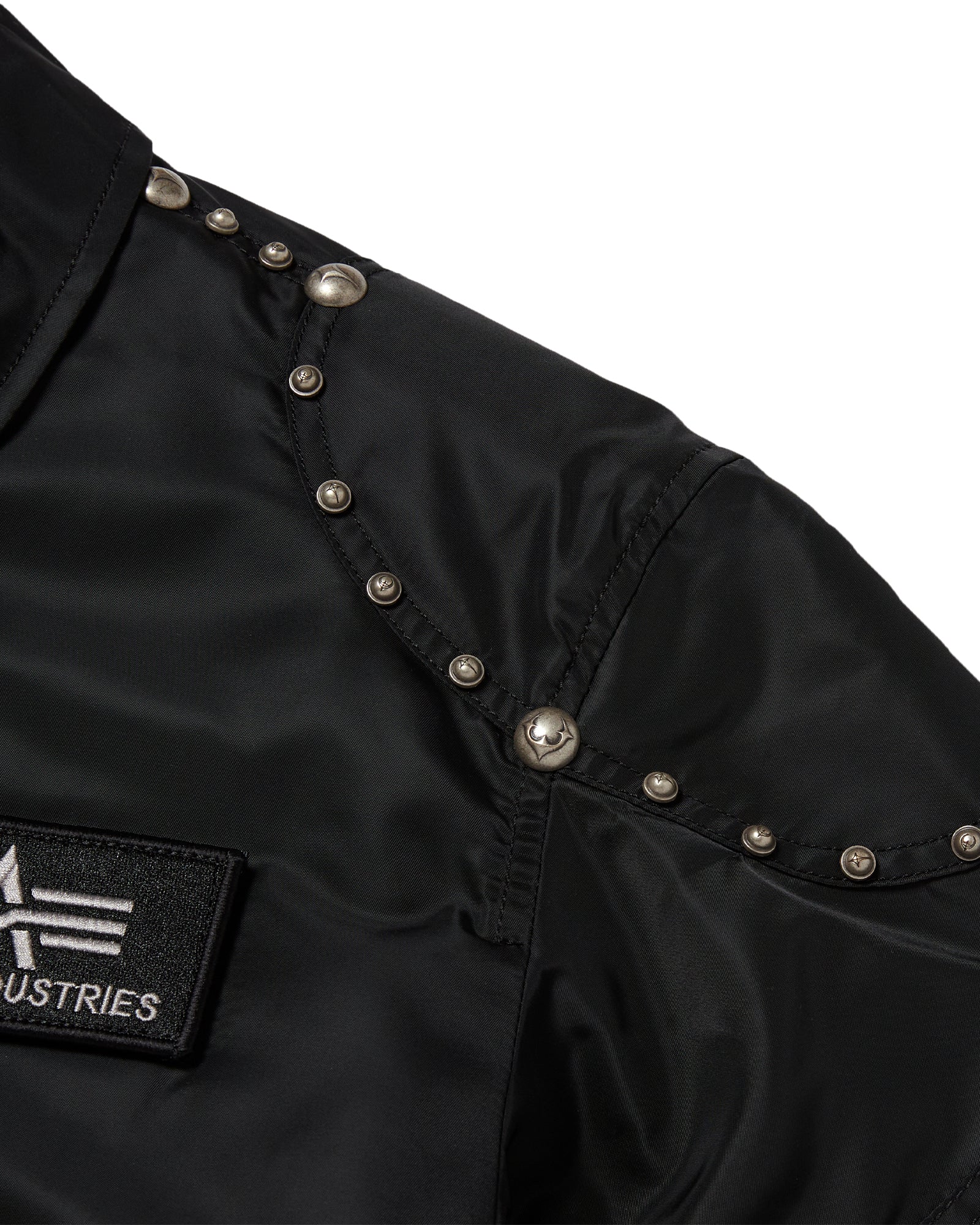 THUG CLUB・sag club -  TC x AI CWU 45/P FLIGHT JACKET SPIKE VERSION / BLACK