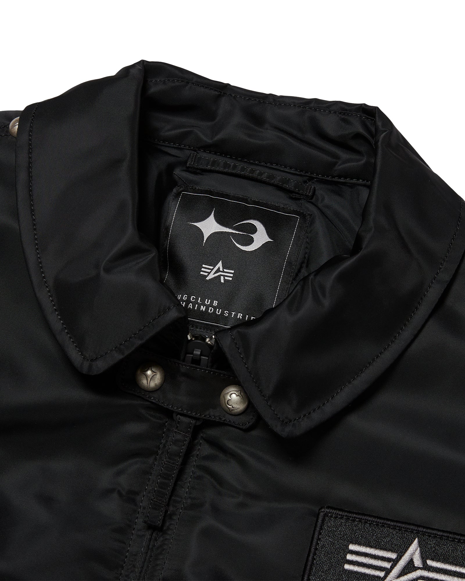 THUG CLUB・sag club -  TC x AI CWU 45/P FLIGHT JACKET SPIKE VERSION / BLACK