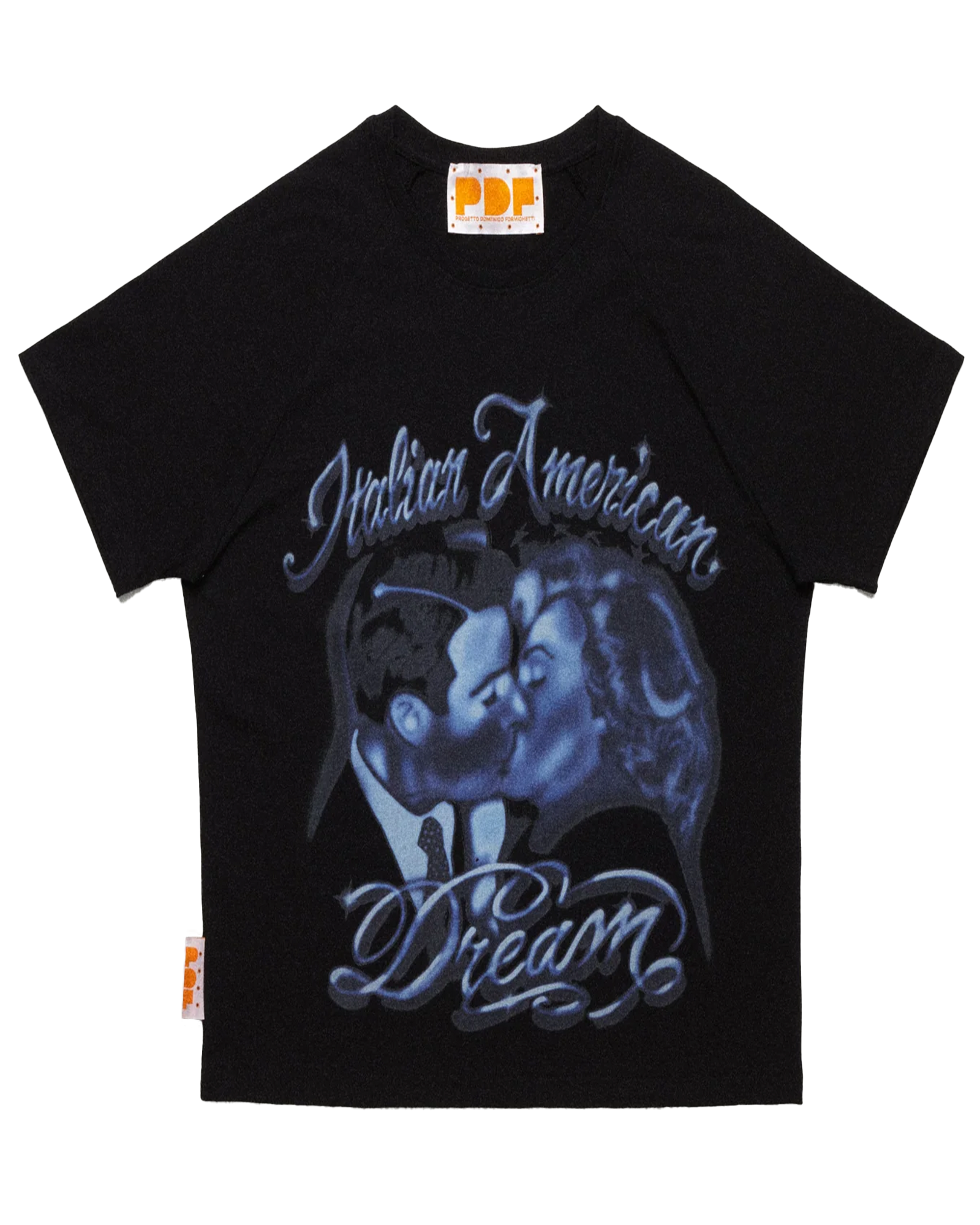 THE NEW SKINNI BARTI ITALIAN AMERICAN T-SHIRT / BLACK BLACK