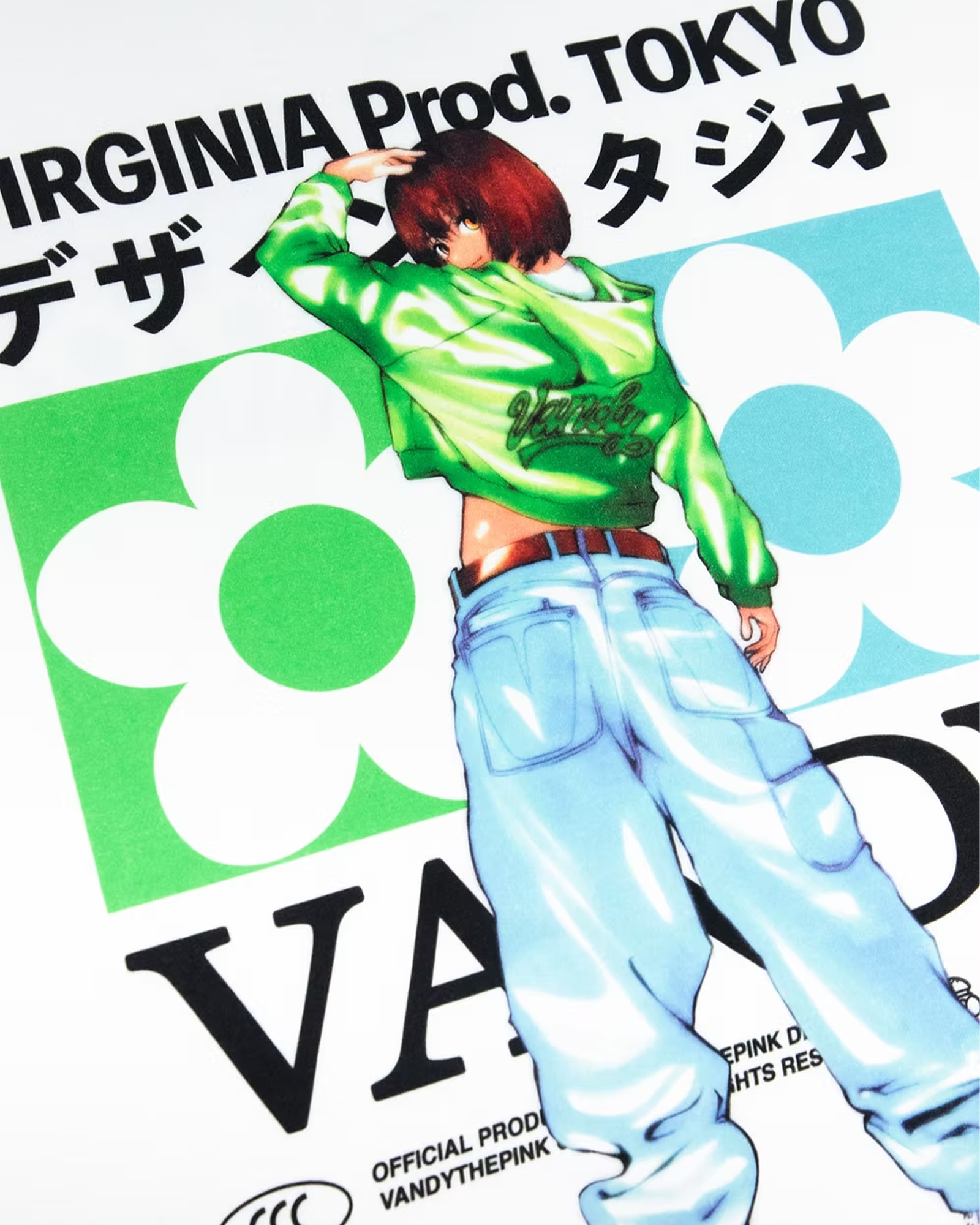 VANDY THE PINK・ヴァンディー・ザ・ピンク - Tシャツ・カットソー TKO ANIME TEE / WHITE