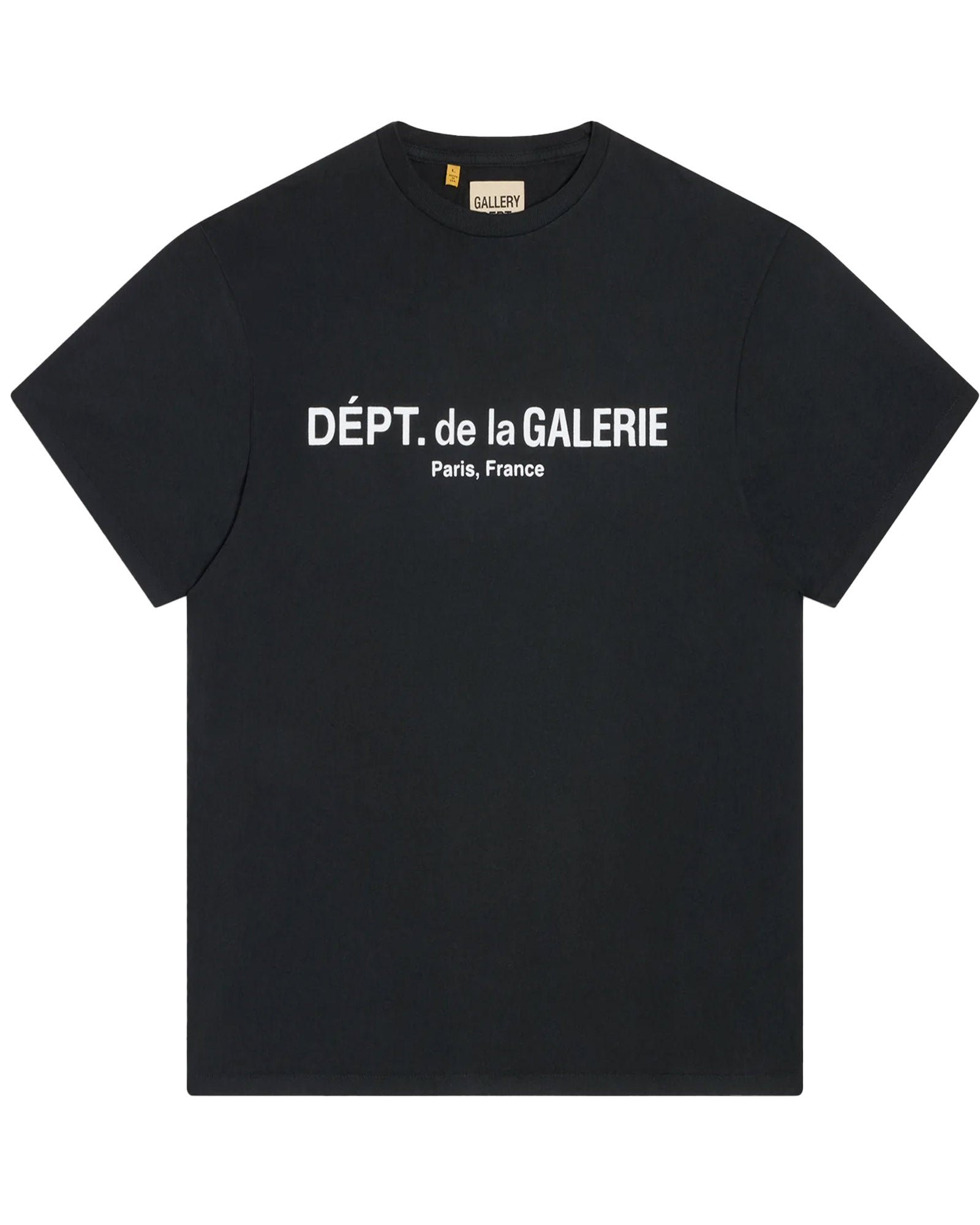 GALLERY DEPT.・ギャラリー デプト - Tシャツ・カットソー FRENCH LOGO LUX TEE / WASHED BLACK