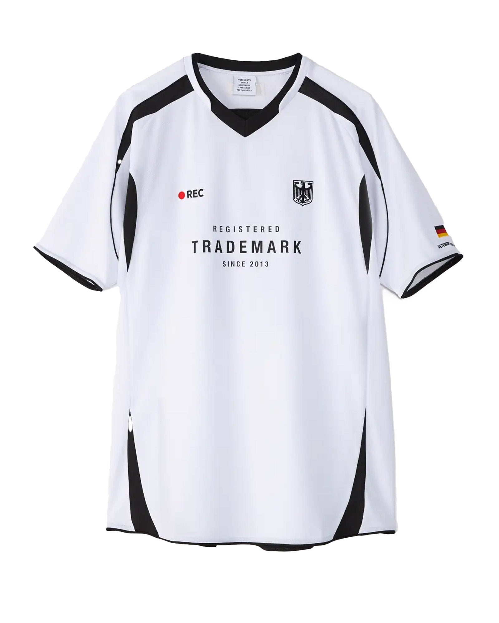 VETEMENTS・Vetements -  TRADEMARK FOOTBALL JERSEY / WHITE