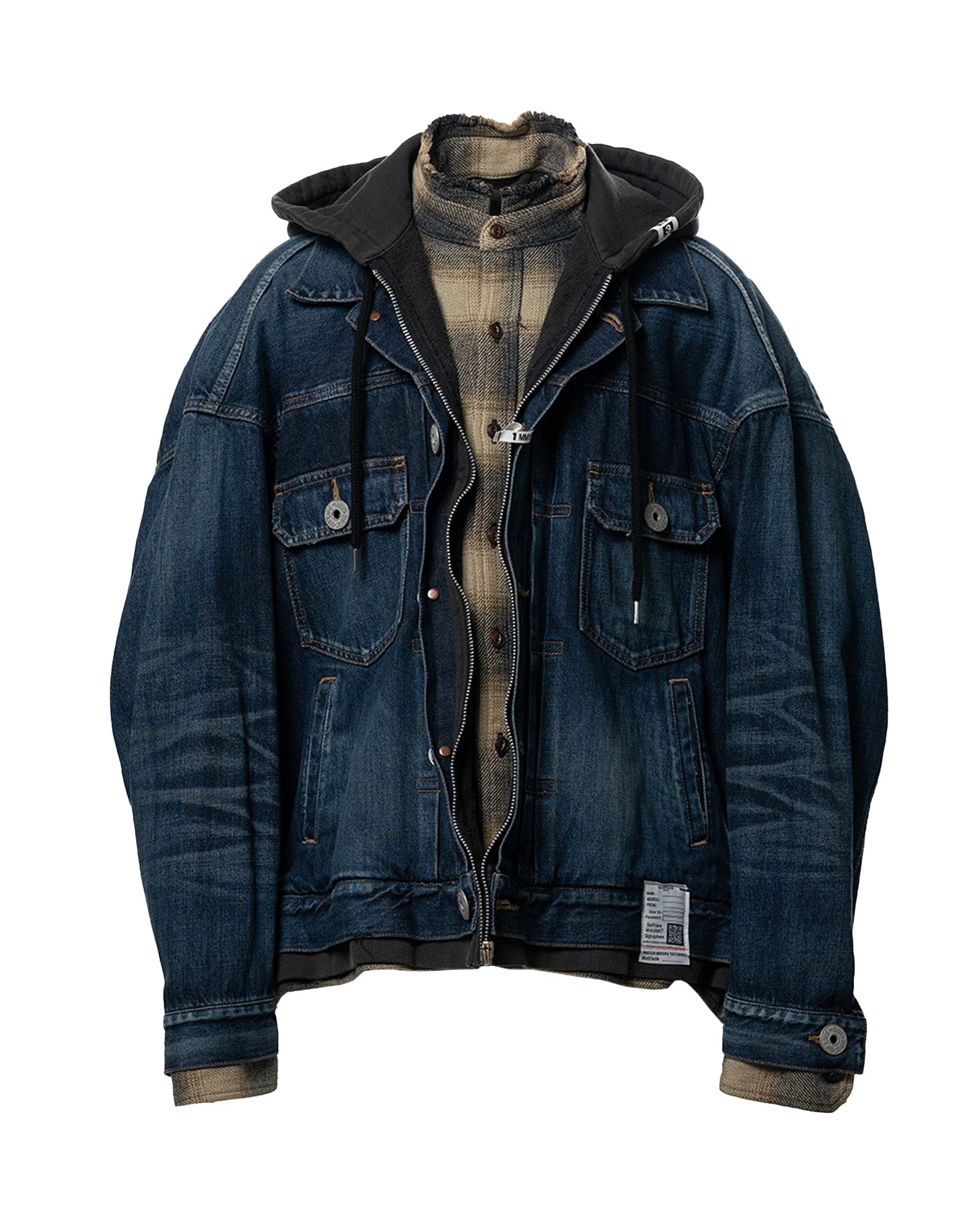 TRIPLE LAYERED DENIM JACKET / INDIGO