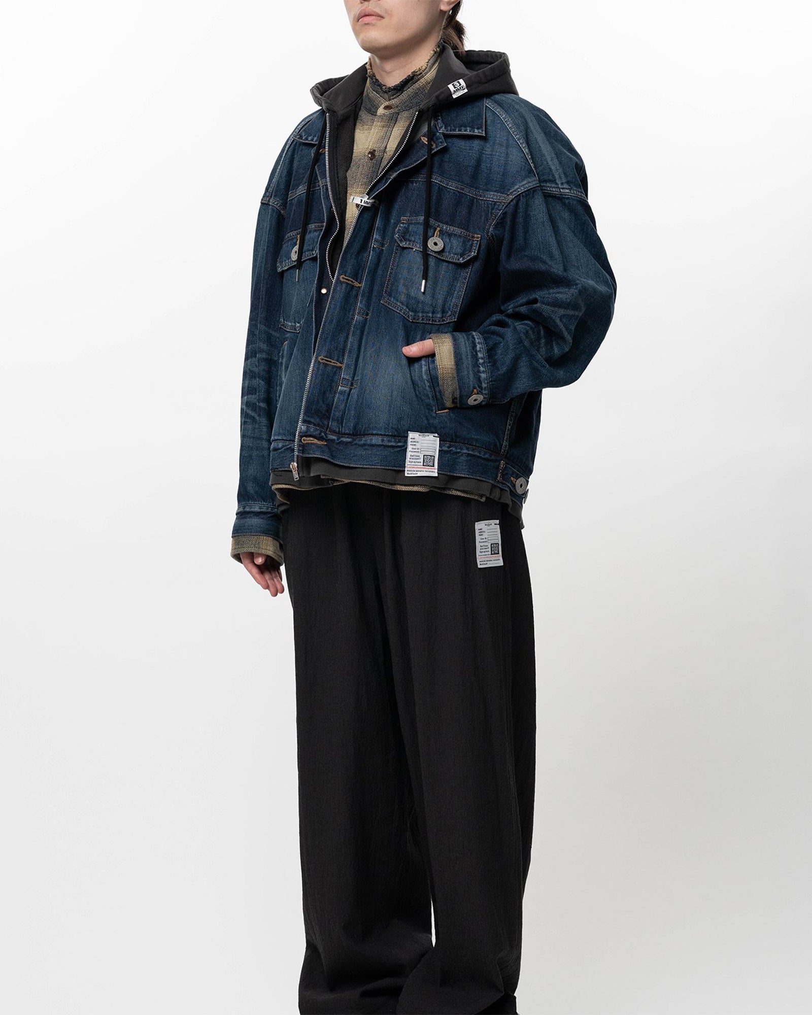 MIHARA YASUHIRO・ミハラヤスヒロ - ジャケット TRIPLE LAYERED DENIM JACKET / INDIGO