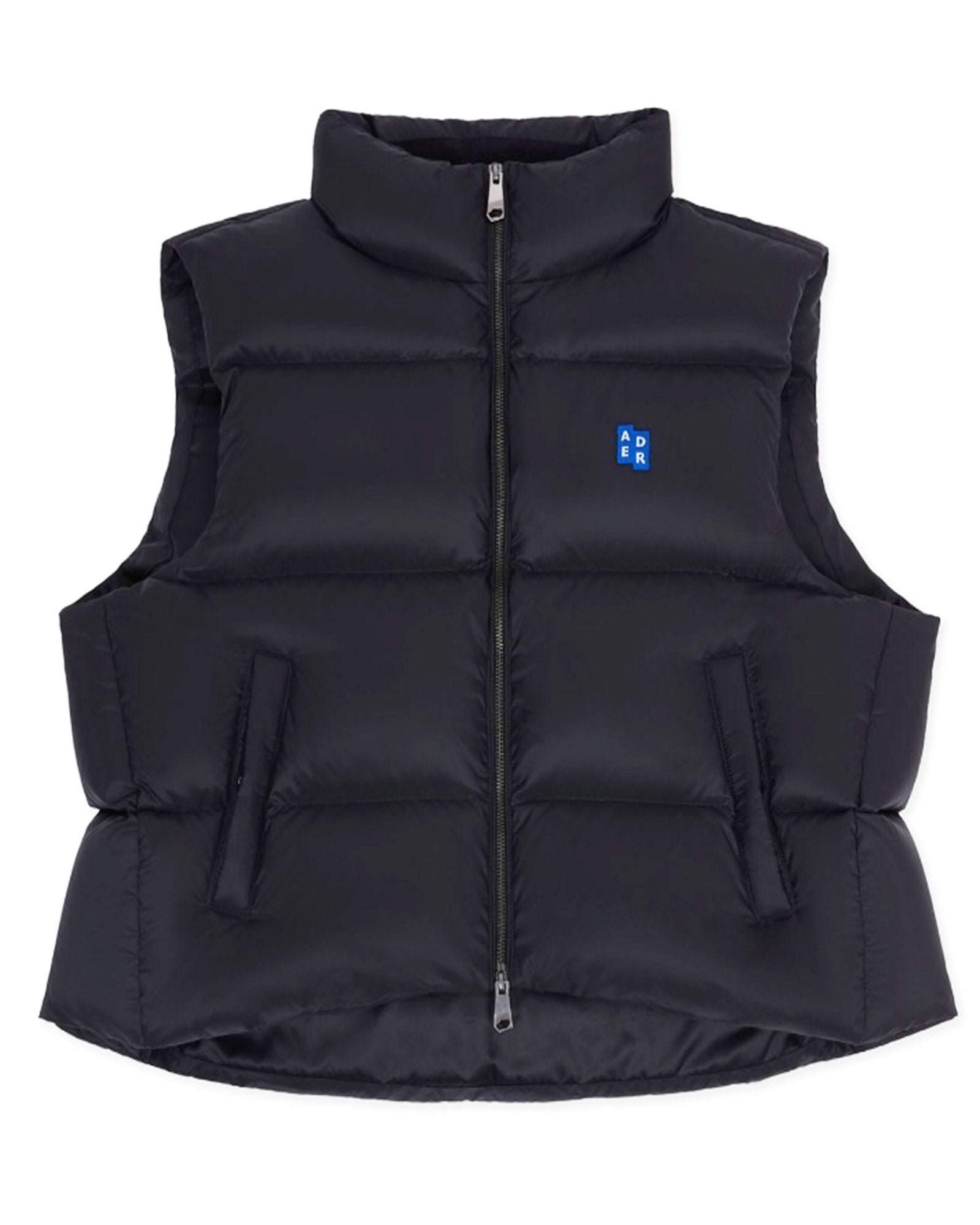 Ader Error・アーダーエラー - ダウンジャケット TRS TAG PUFFER VEST 01 / BLACK