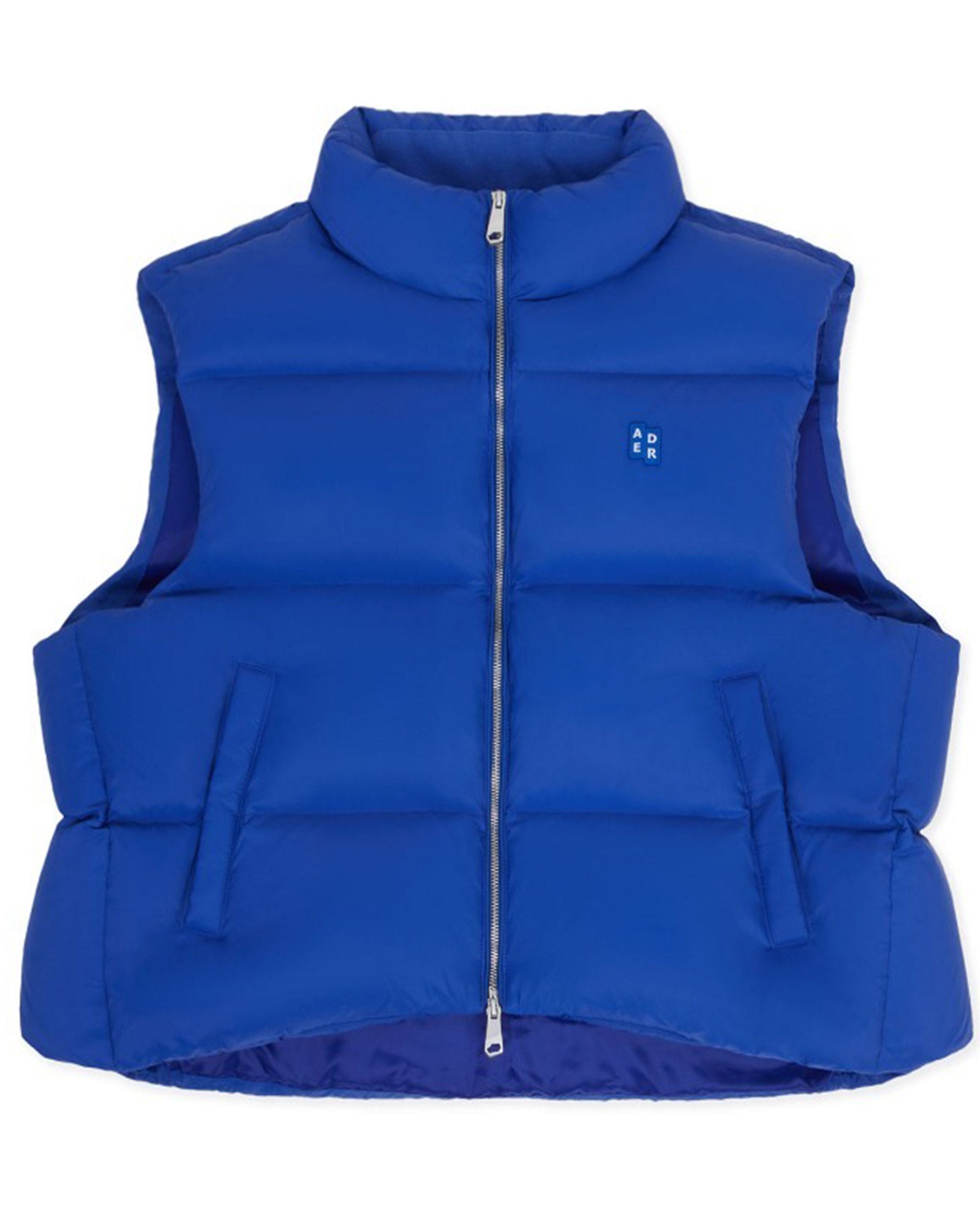 Ader Error・アーダーエラー - ダウンジャケット TRS TAG PUFFER VEST 01 / BLUE