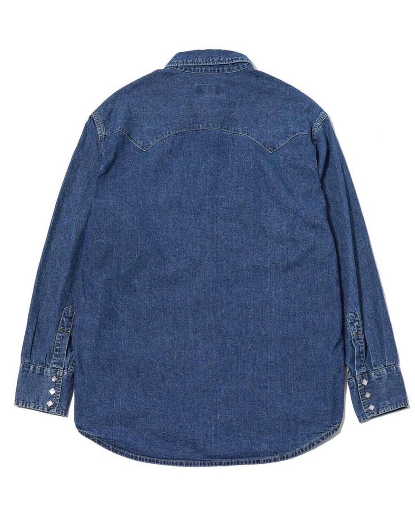 MASSES (マシス) SS26 デニムシャツ「DENIM SHIRT H. WASH / INDIGO