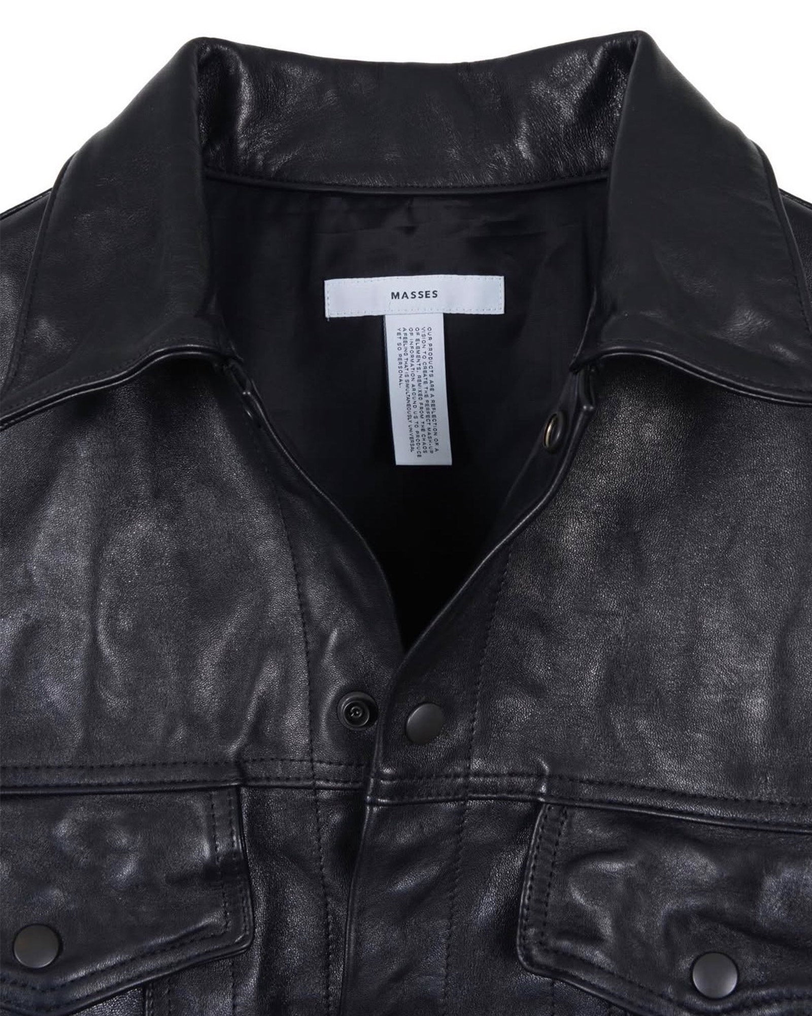 MASSES・マシス - ジャケット TRUKER JACKET / BLACK