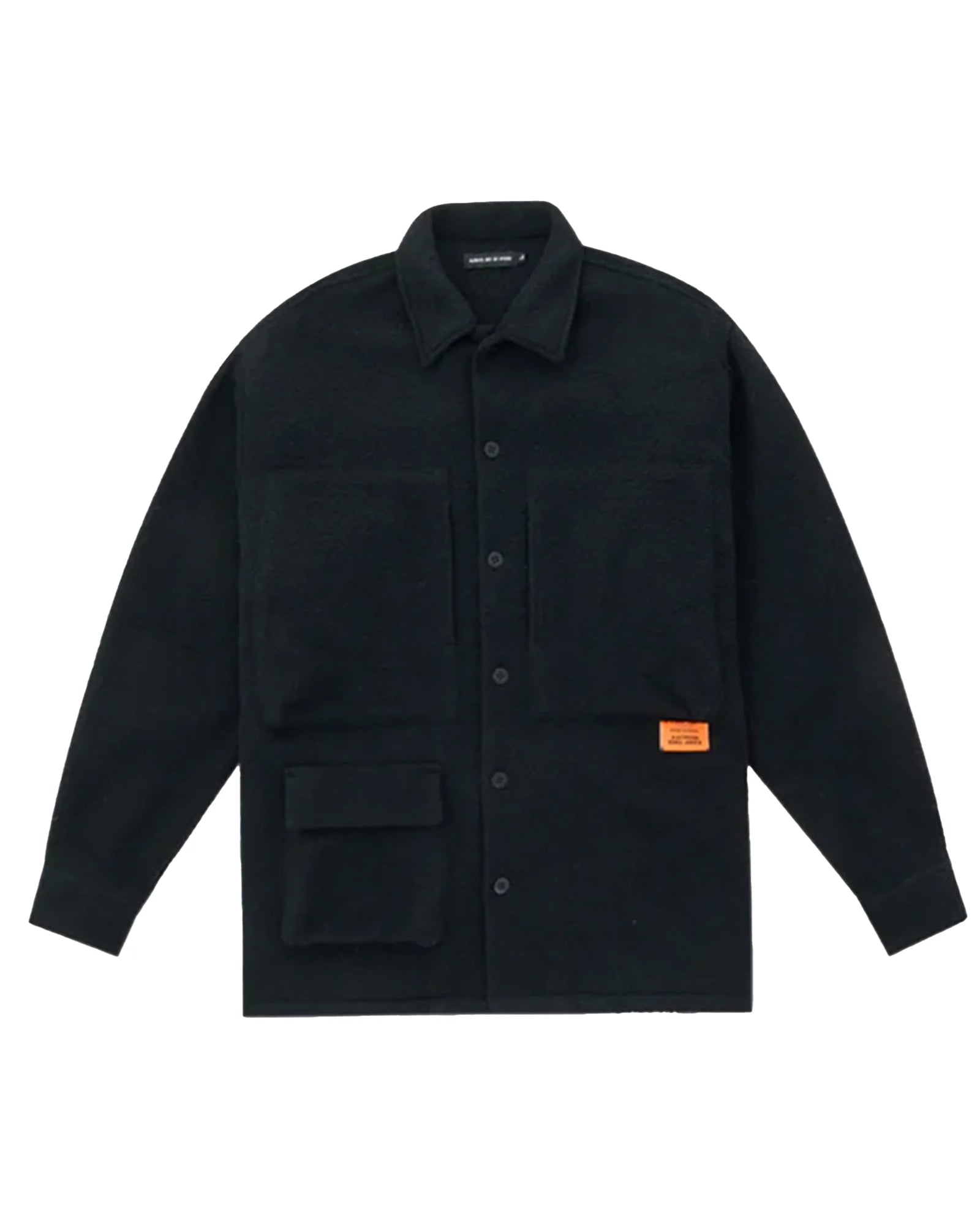 ALWAYS OUT OF STOCK・オールウェイズ アウト オブ ストック - ジャケット TWEED-LIKE UTILITY JACKET / BLACK