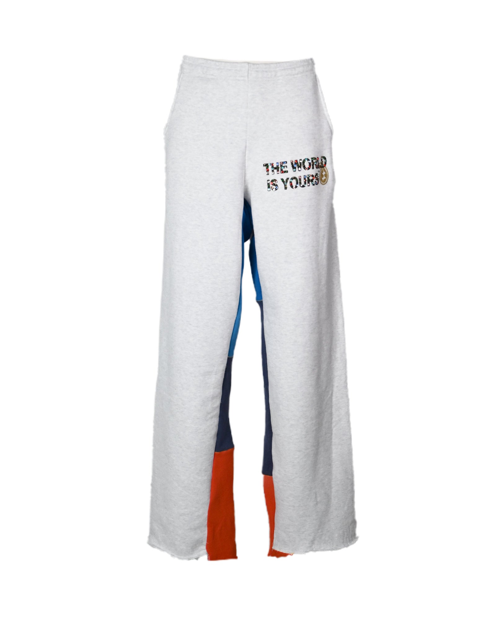 THE WORLD IS YOURS・ザ ワールド イズ ユアーズ - その他パンツ REMAKE SWEAT PANTS / WHITE