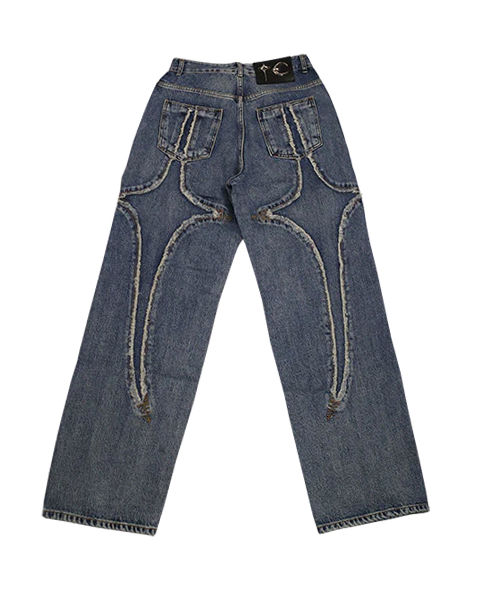 THUG CLUB・サグクラブ - デニムパンツ TRIBAL DENIM PANTS / BLUE