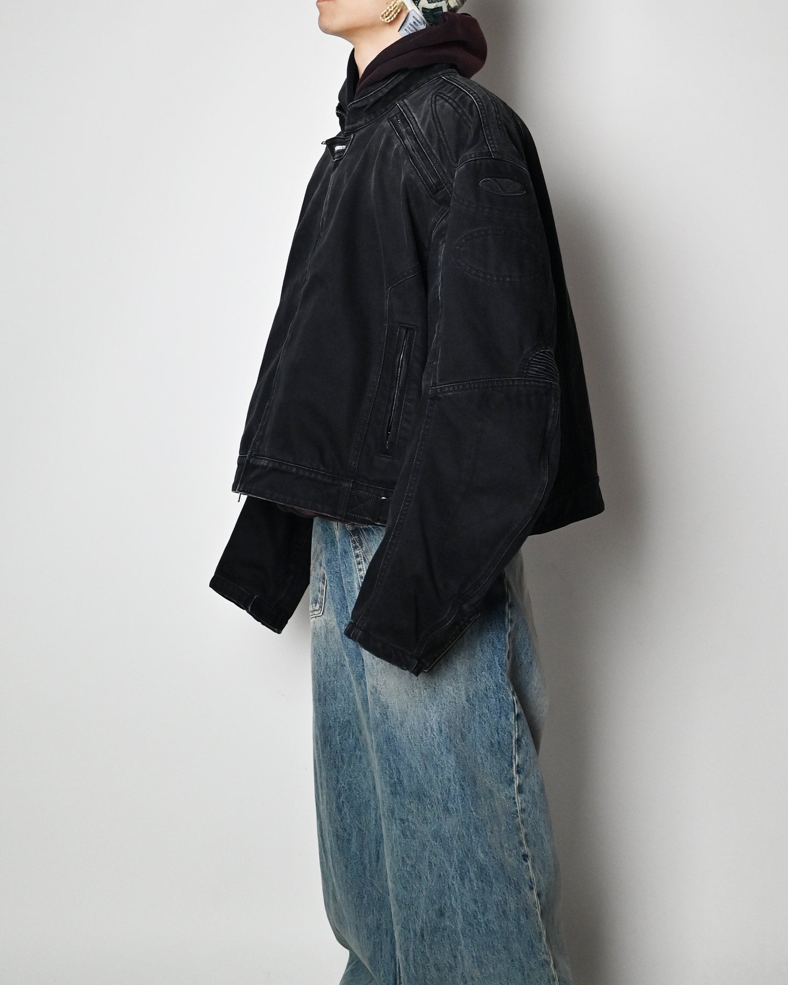 VETEMENTS・Vetements -  RACING DENIM JACKET / VINTAGE BLACK