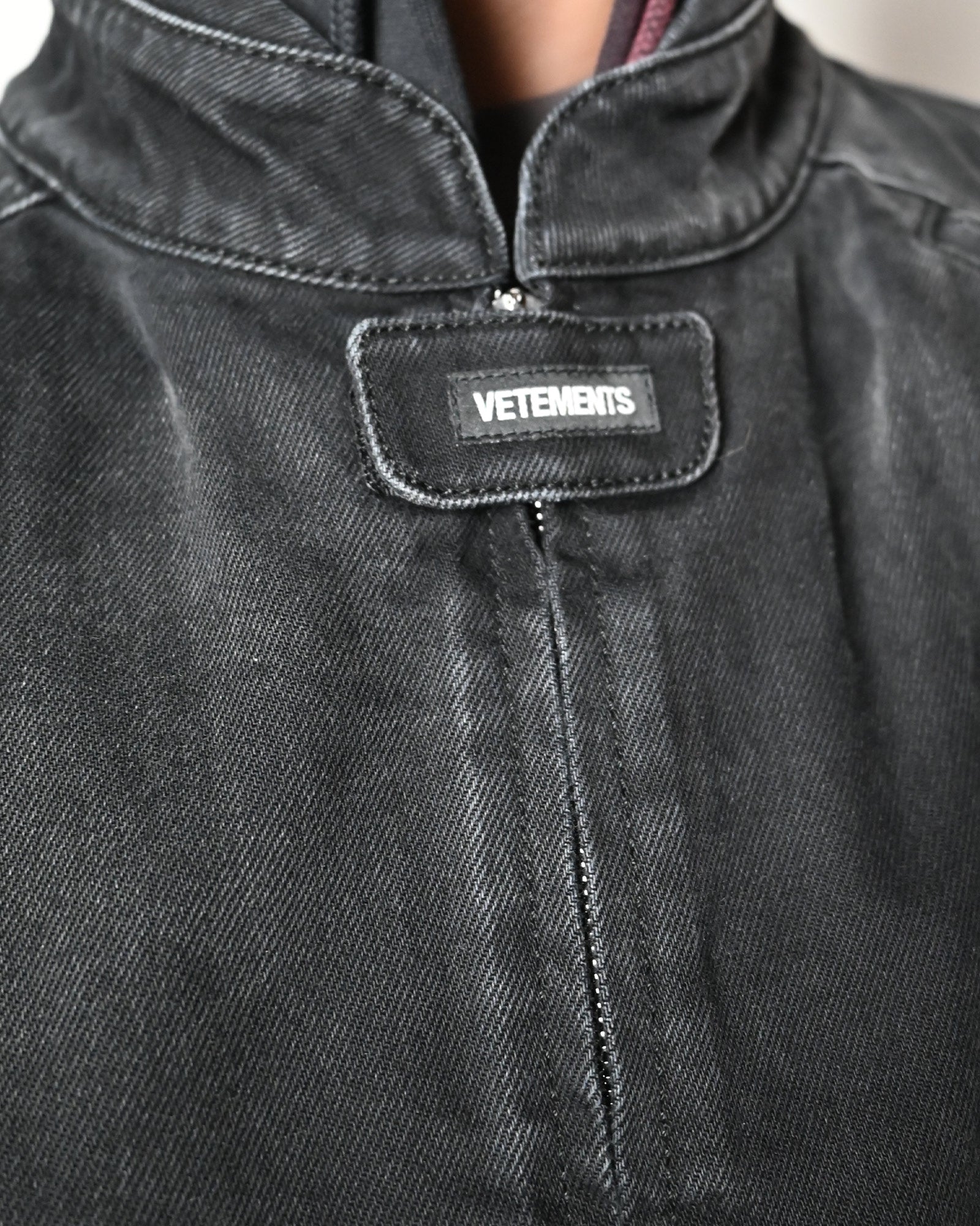 VETEMENTS・Vetements -  RACING DENIM JACKET / VINTAGE BLACK
