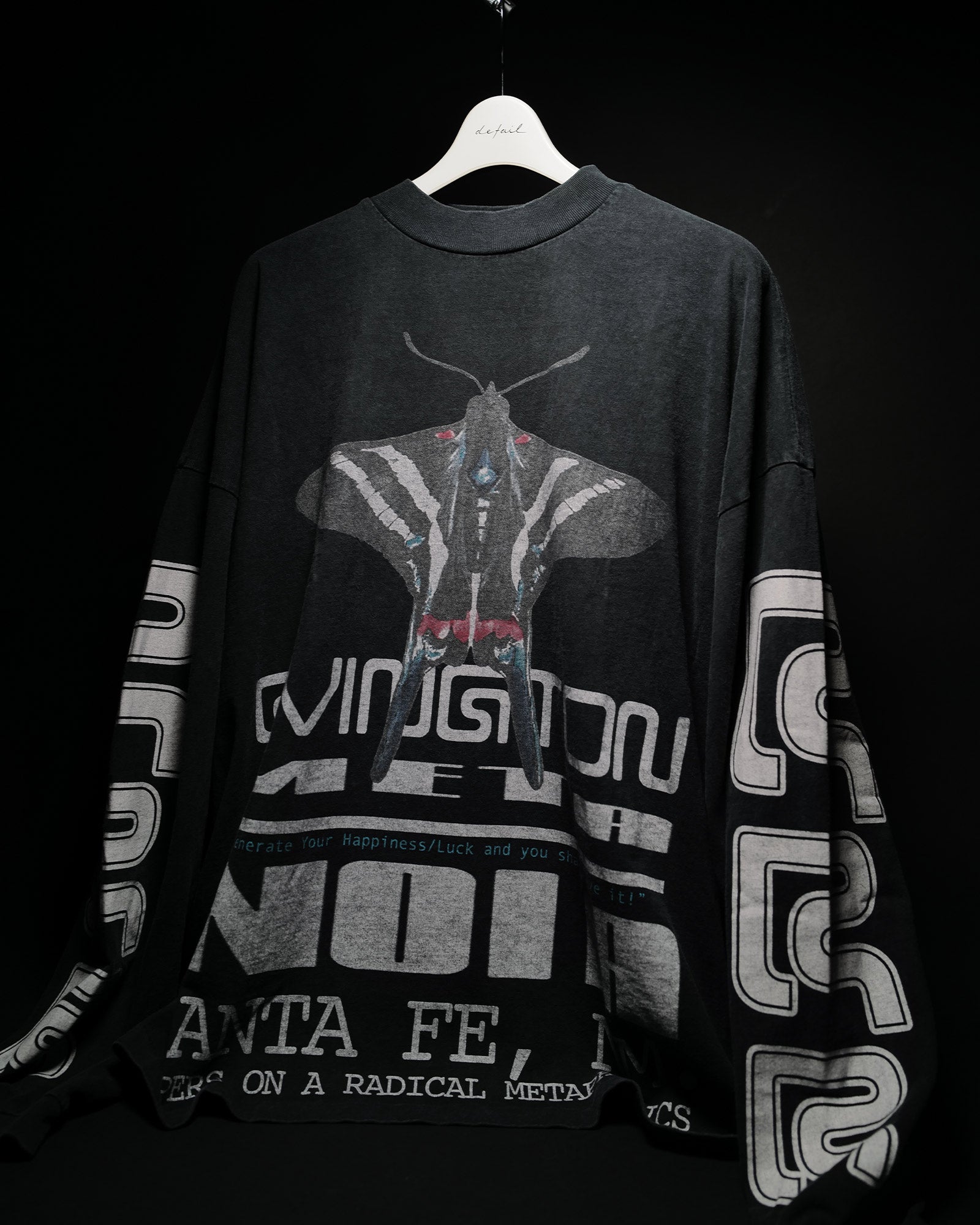 RRR123・Rivington Roy Levis -  ULTRA METAMOTH VINTAGE LS TEE / VINTAGE BLACK
