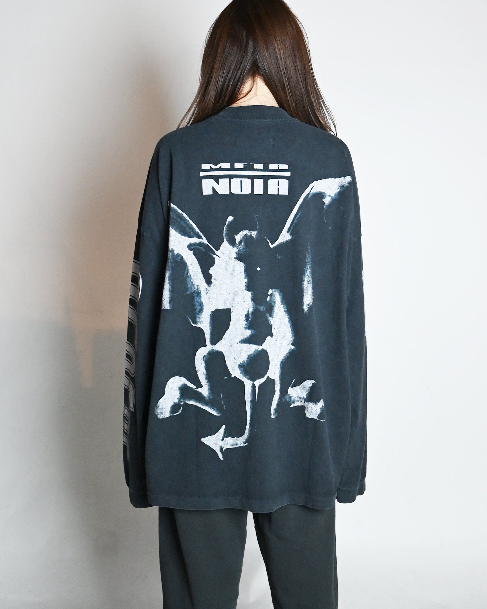 RRR123・Rivington Roy Levis -  ULTRA METAMOTH VINTAGE LS TEE / VINTAGE BLACK