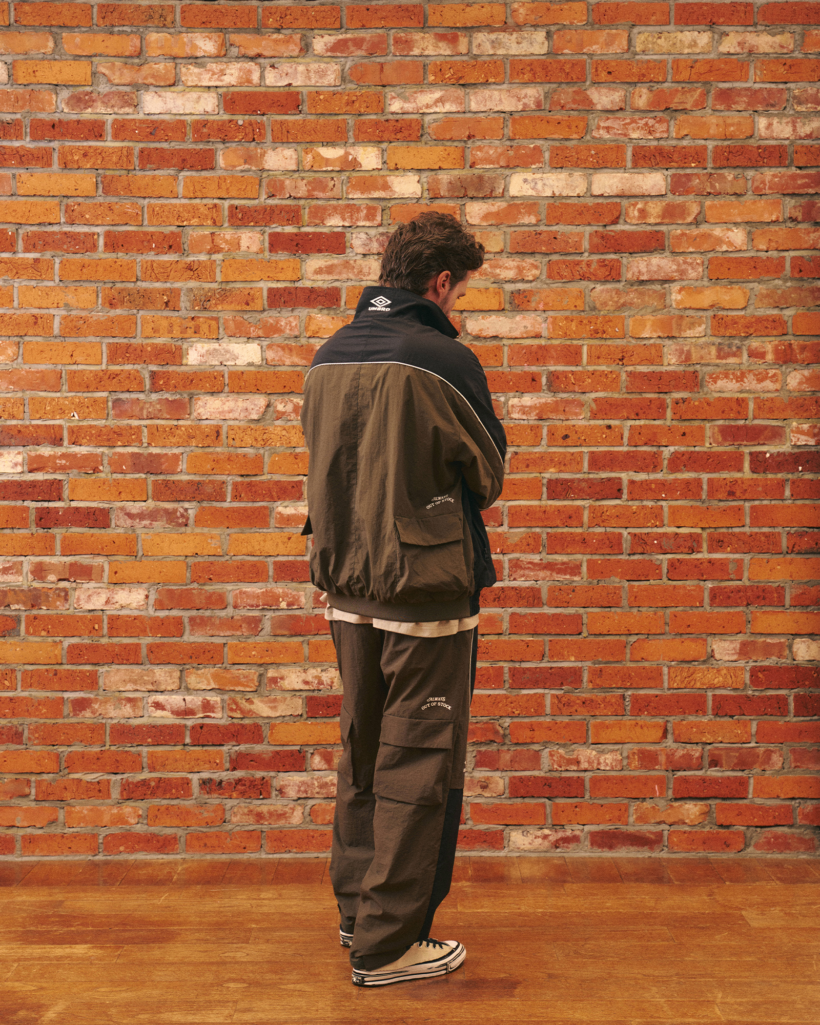 ALWAYS OUT OF STOCK・オールウェイズ アウト オブ ストック - ジャケット UMBRO SHELL JACKET / BLACK