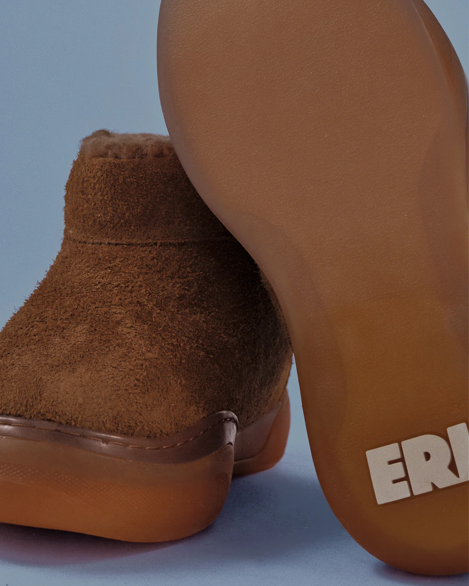 ERL・イーアールエル - ハイカットスニーカー UNISEX ERL VAMP BOOT LEATHER / NATURAL