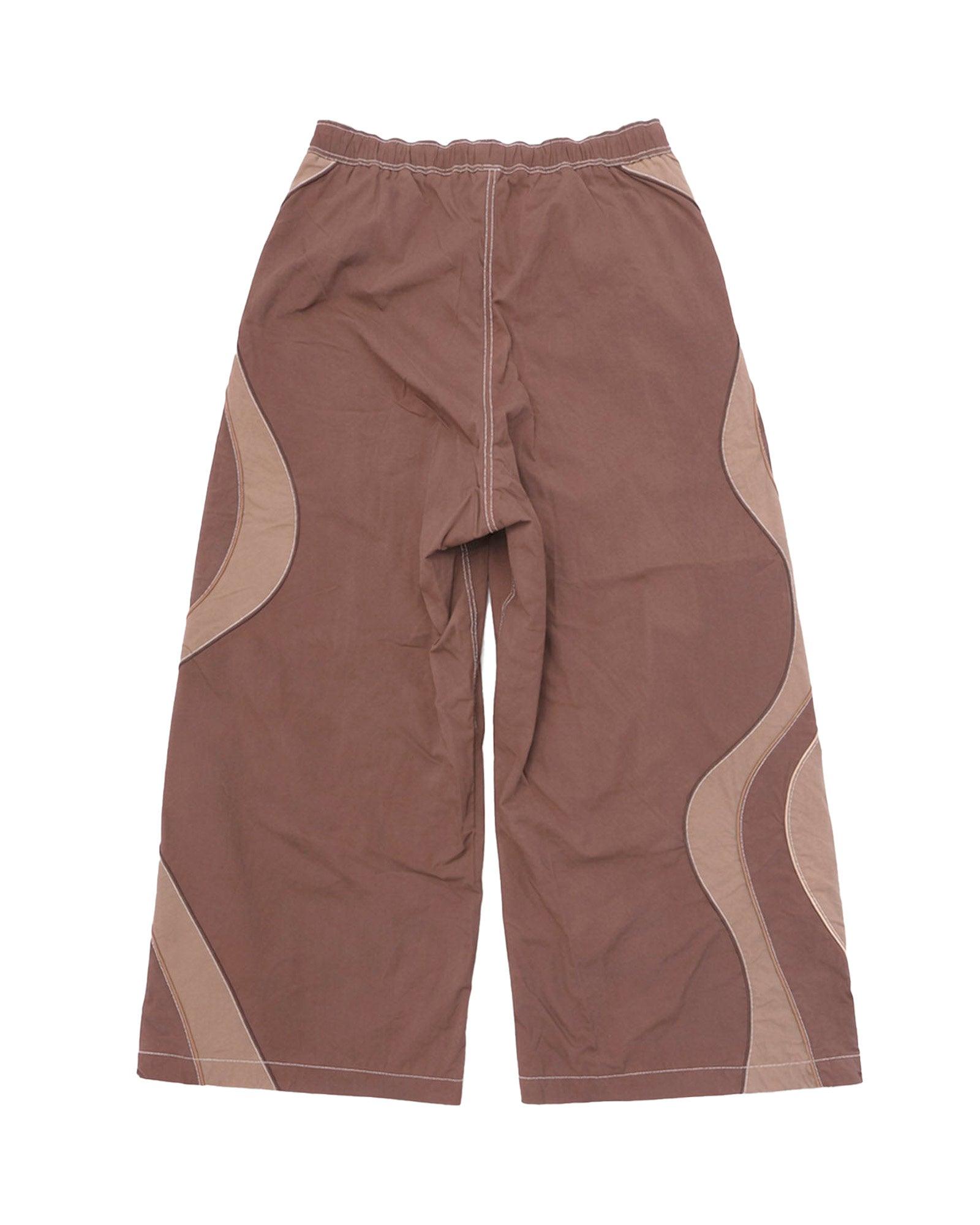 ERL・イーアールエル - ジャージ・トラックパンツ UNISEX UFO TRACK PANTS WOVEN / BROWN