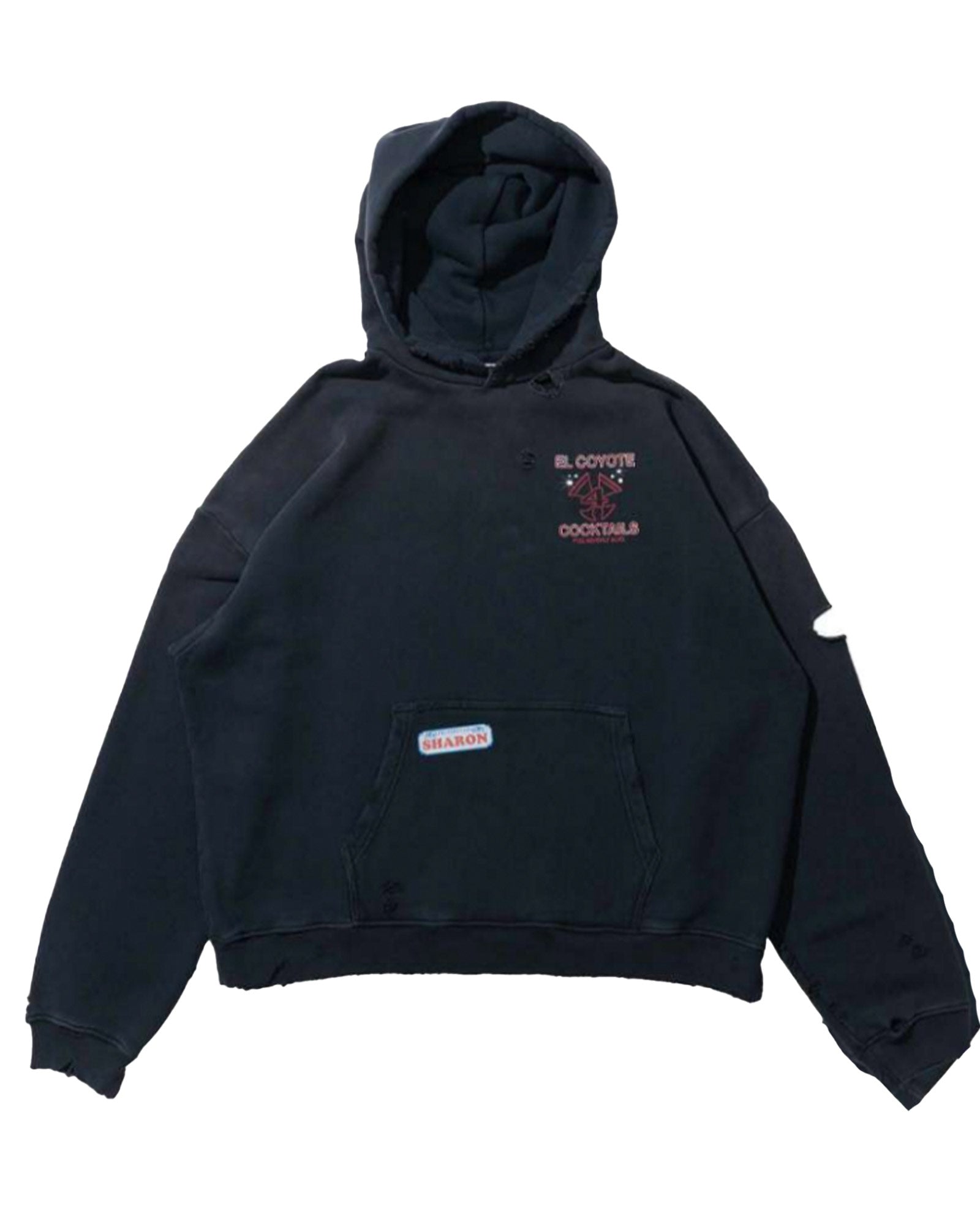 VALLEY OF DOLLS HOODED SWEATSHIRT / BLACK