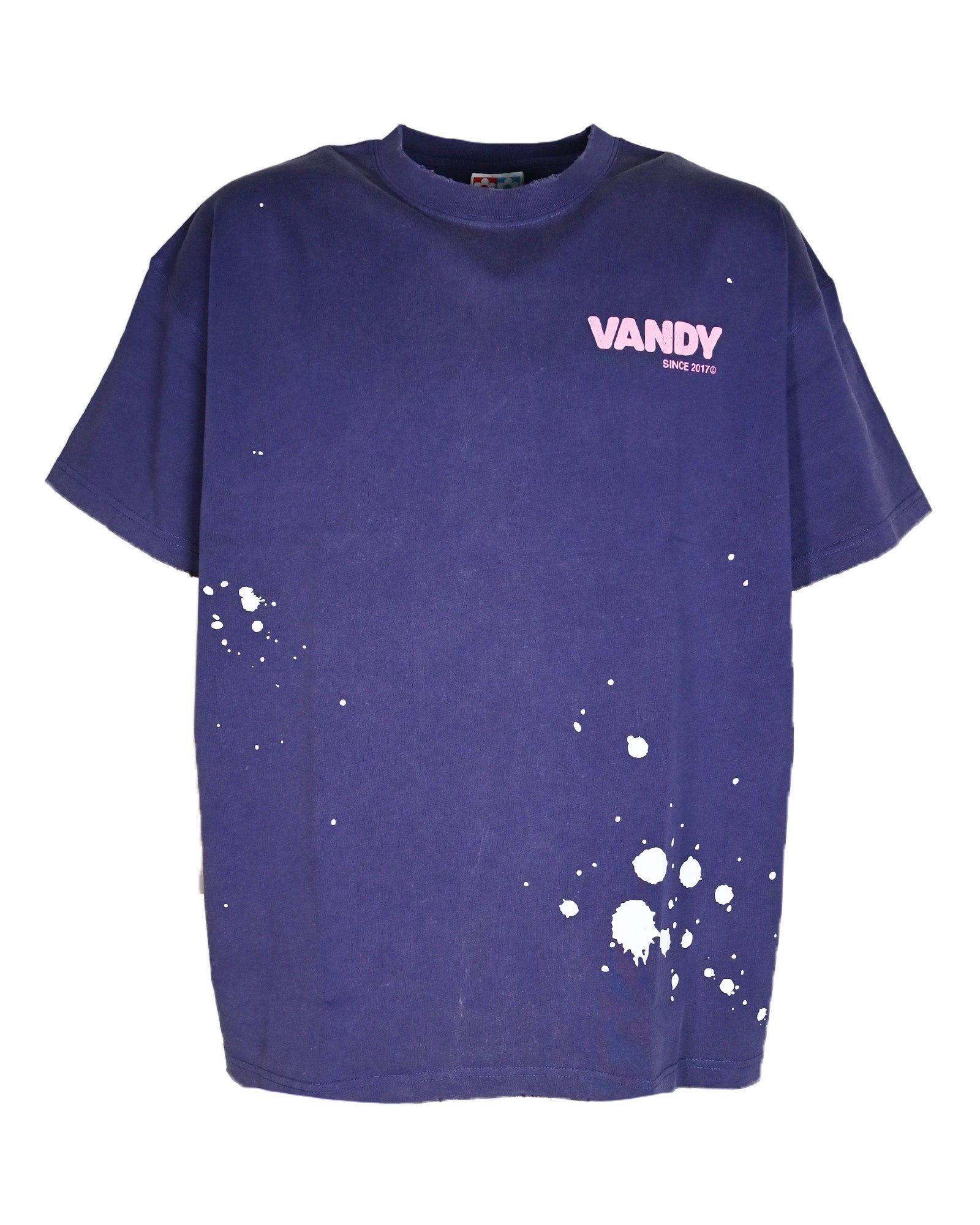 PAINT FLOWER BOUQUET TEE / PURPLE