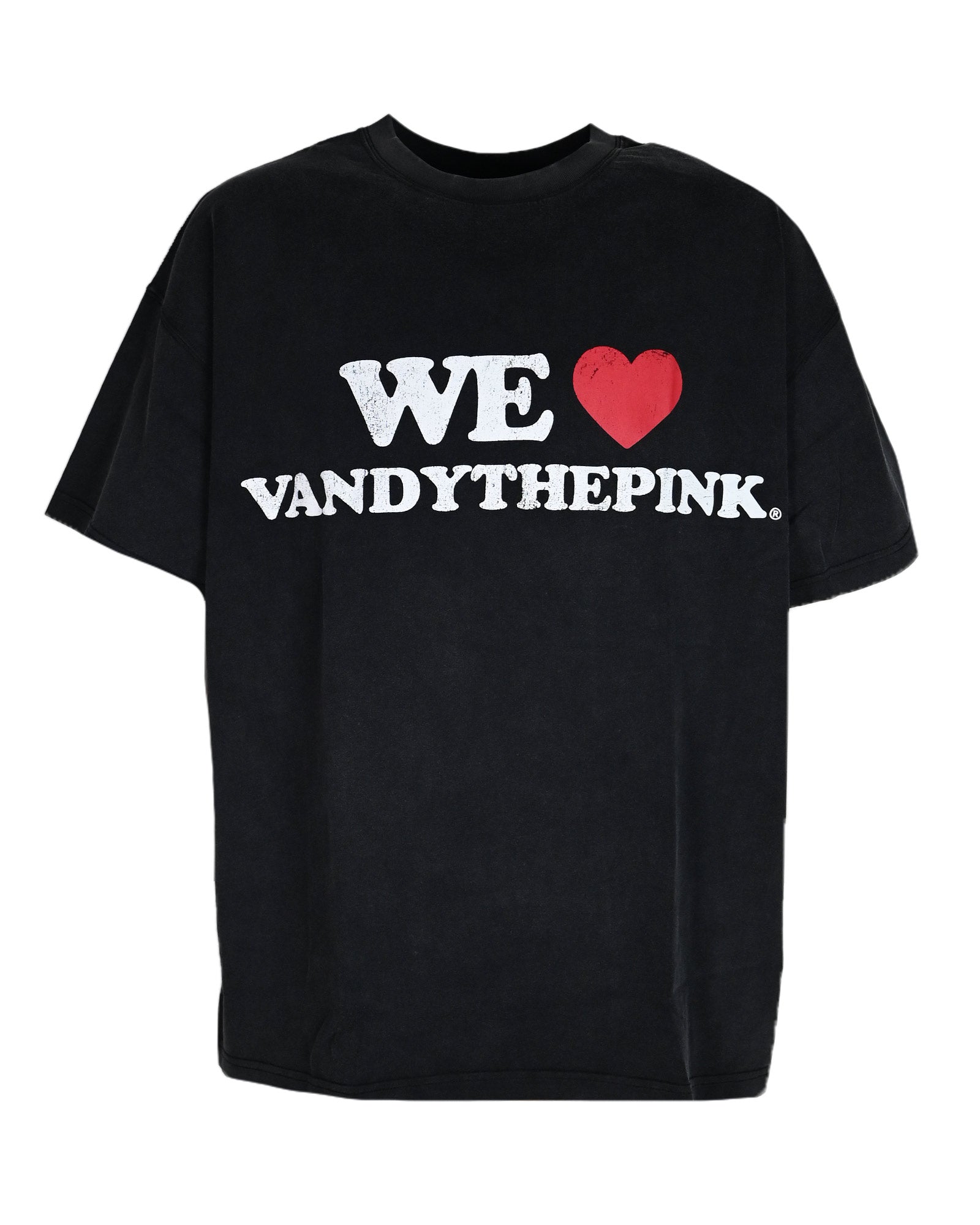 WE LOVE VTP TEE / WASHED BLACK