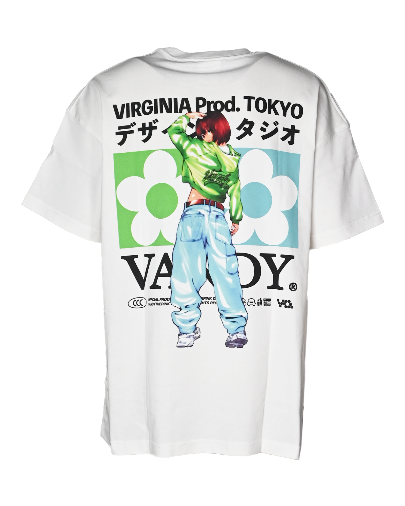 VANDY THE PINK・ヴァンディー・ザ・ピンク - Tシャツ・カットソー TKO ANIME TEE / WHITE